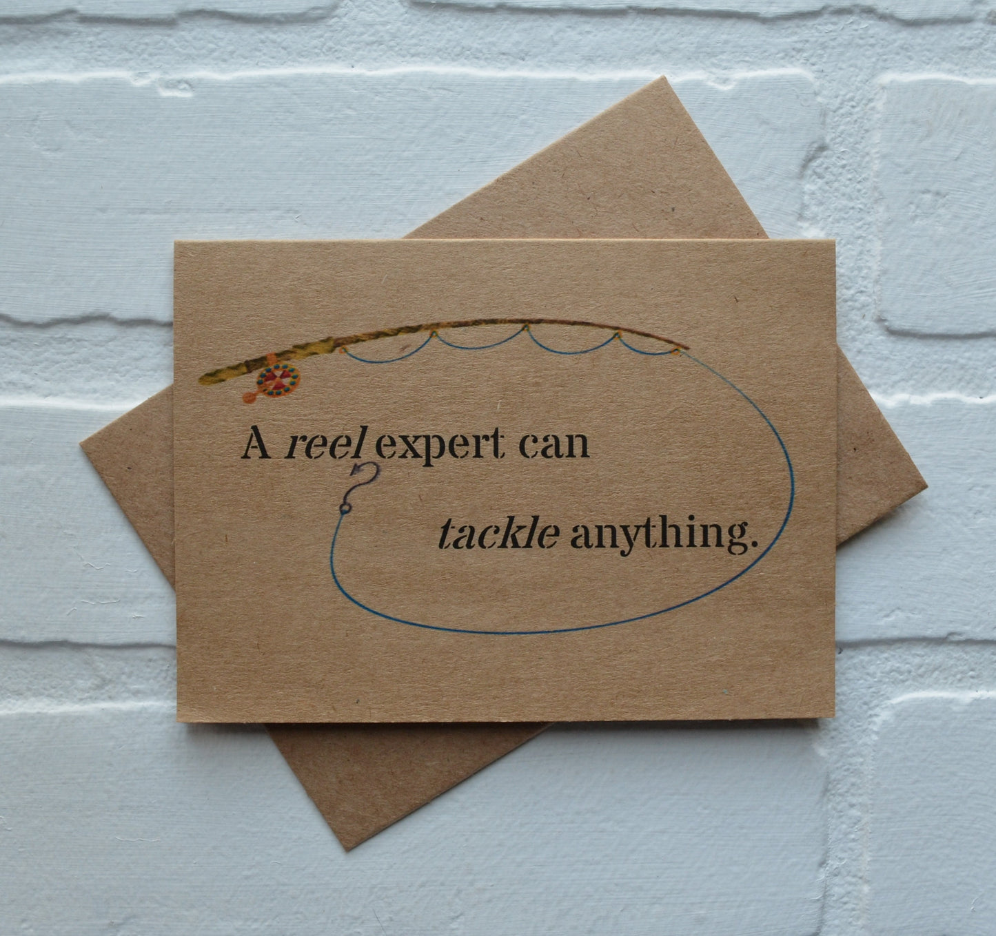 A reel expert can tackle anything | Fishing Card | Love | Happy Valentine's Day Greeting Cards