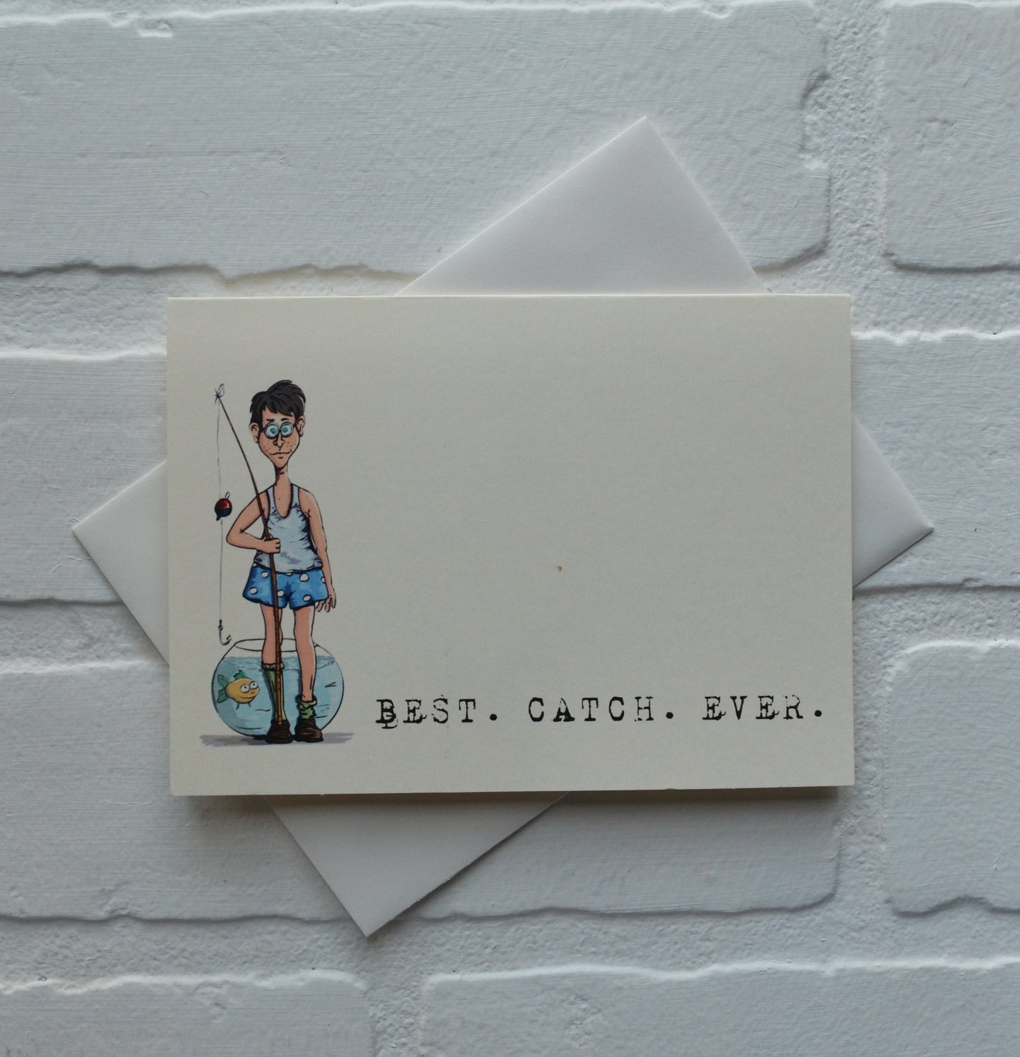 BEST CATCH EVER | Fishing Card | Love | Happy Valentine's Day Greeting Cards