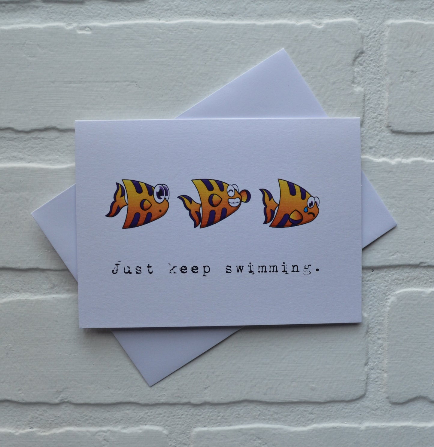 Just keep swimming | Fishing Card | Love | Happy Valentine's Day Greeting Cards