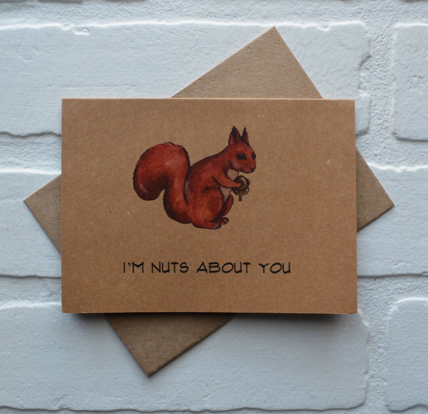 I'm nuts about you | Happy Valentine's Day Greeting Cards | Love Card | Pun
