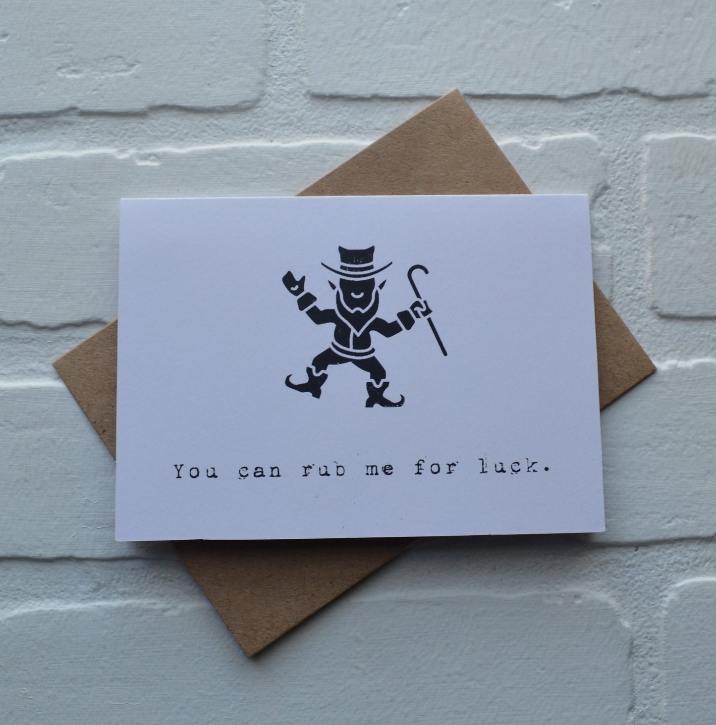 RUB ME for LUCK | Happy St. Patrick's Day greeting cards