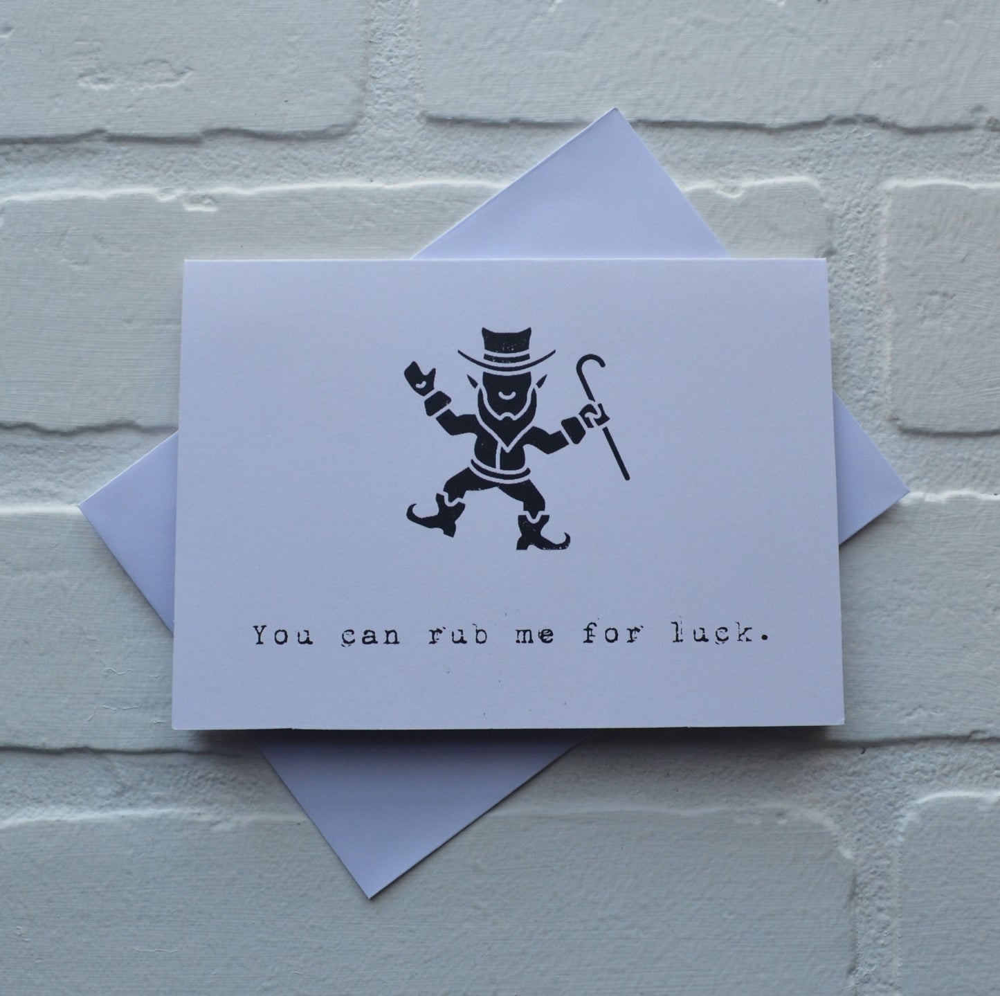 RUB ME for LUCK | Happy St. Patrick's Day greeting cards