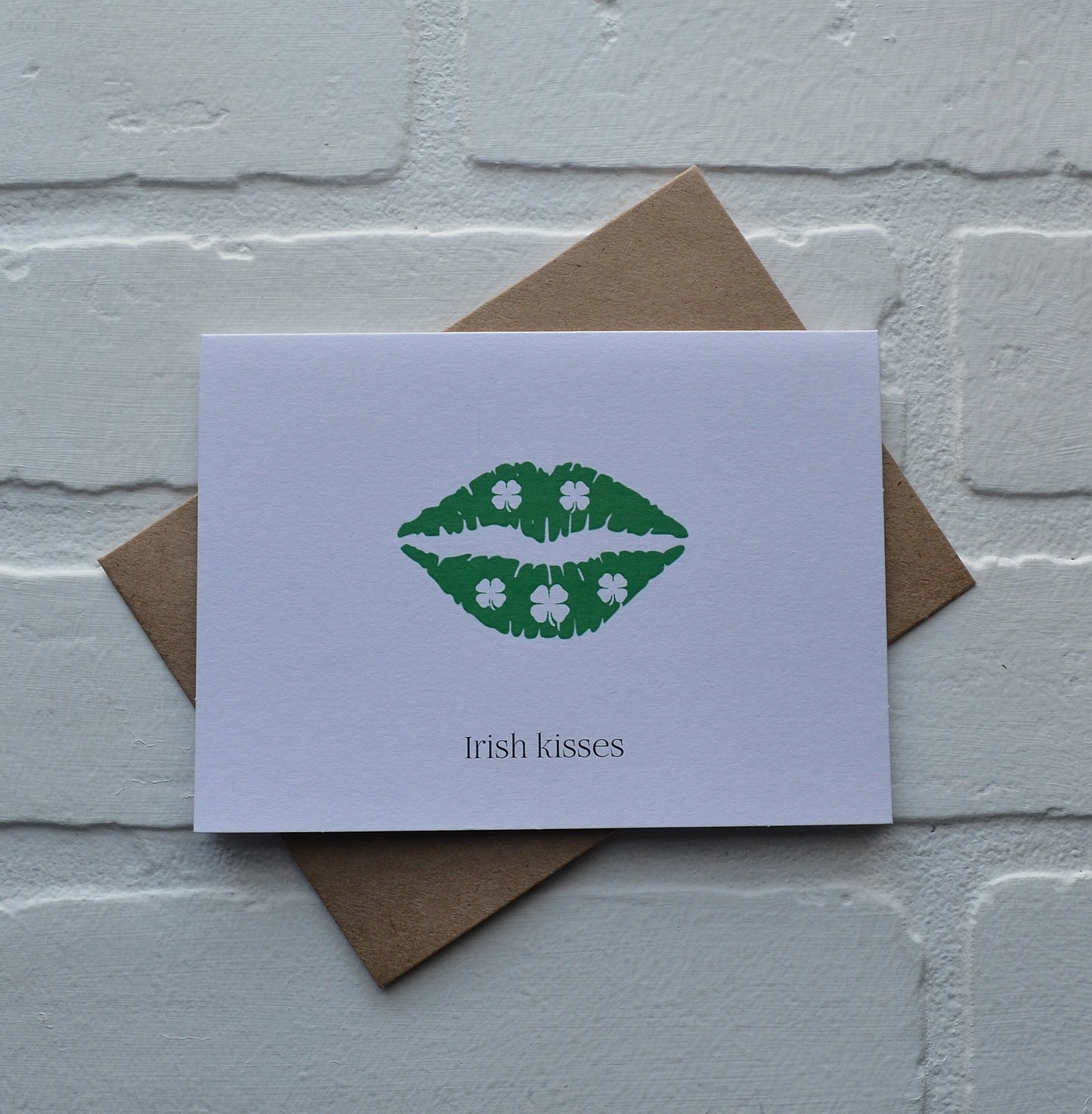 IRISH KISSES | Happy St. Patrick's Day greeting cards