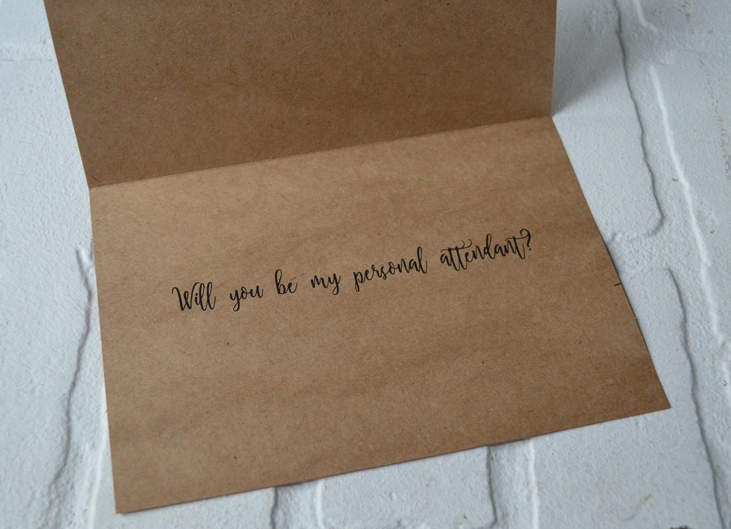 HERE GOES NOTHING | bridesmaid proposal cards | wedding party invite