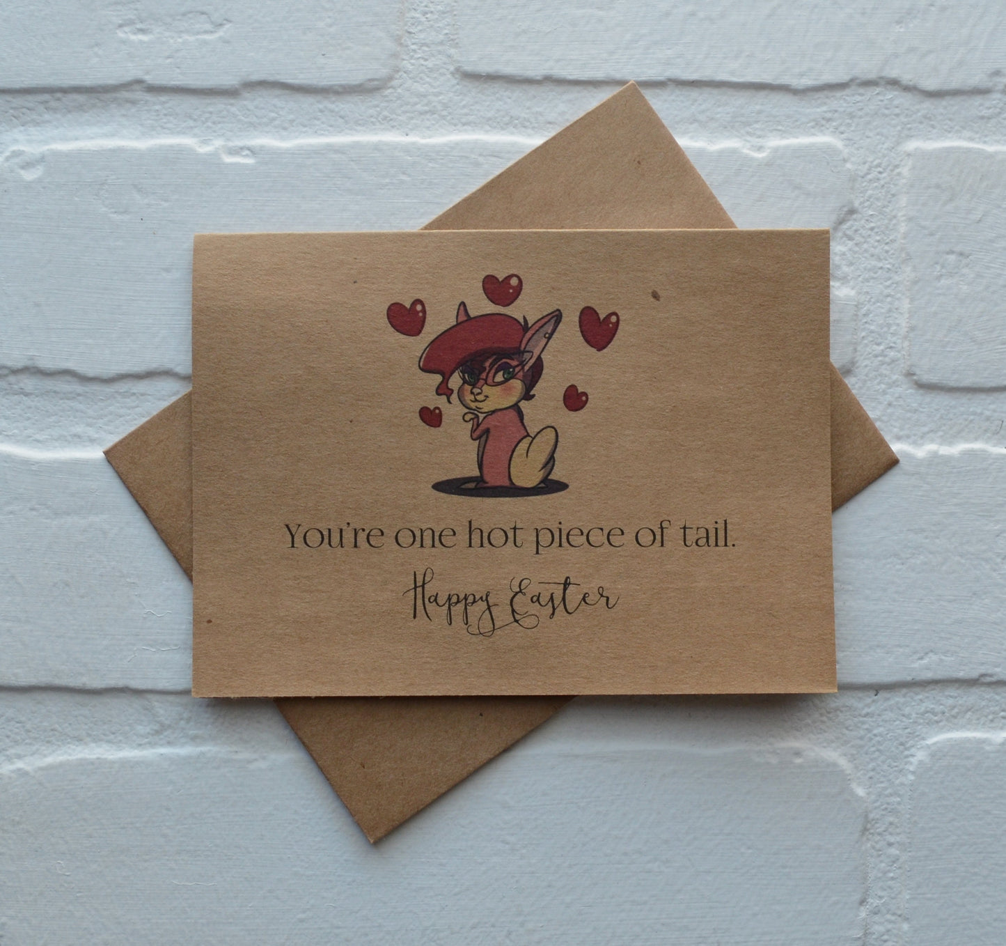 Hot piece of tail | Happy Easter Greeting Cards