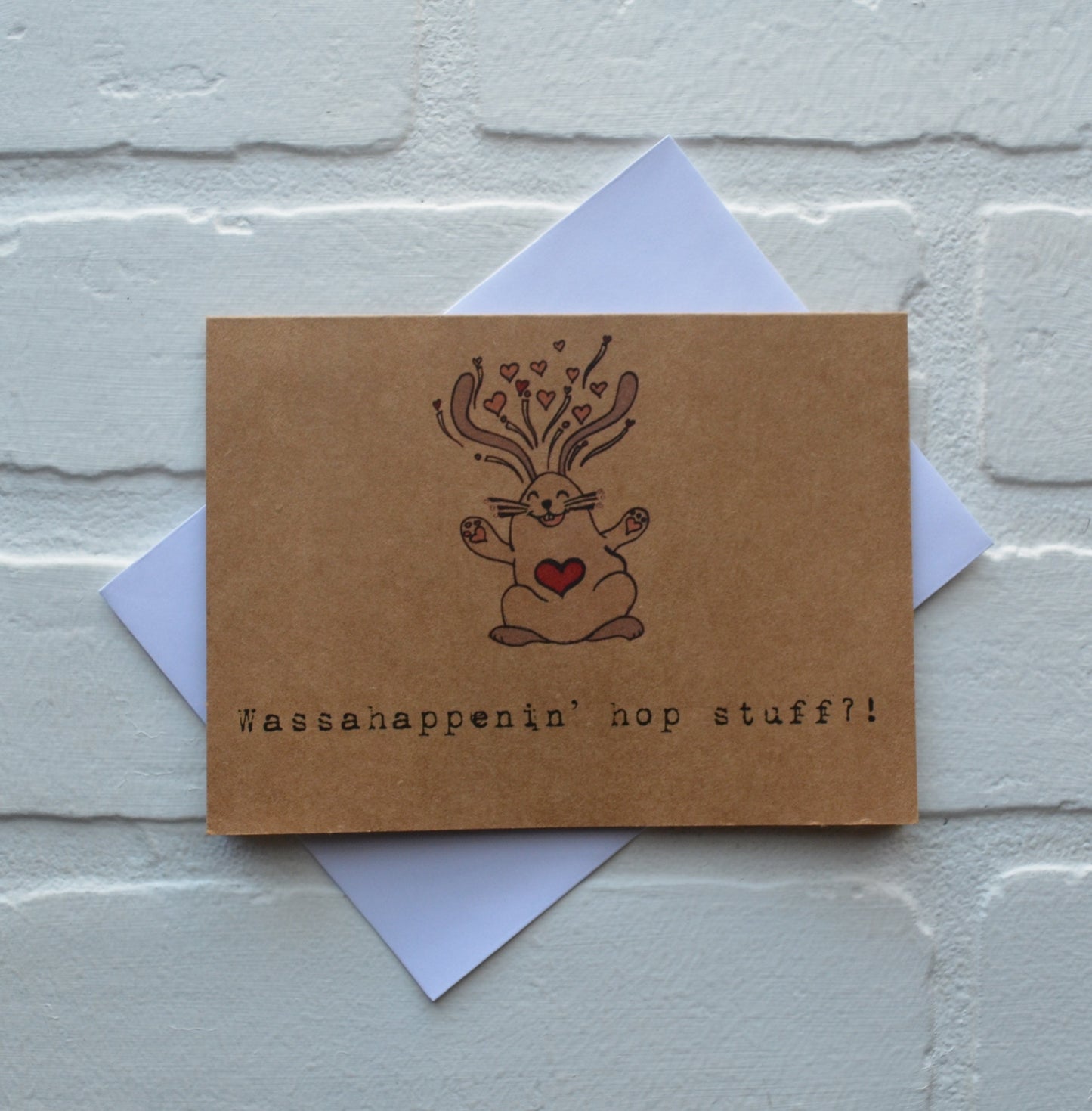 Wassahappenin' hop stuff | Happy Easter Greeting Cards | Love Card