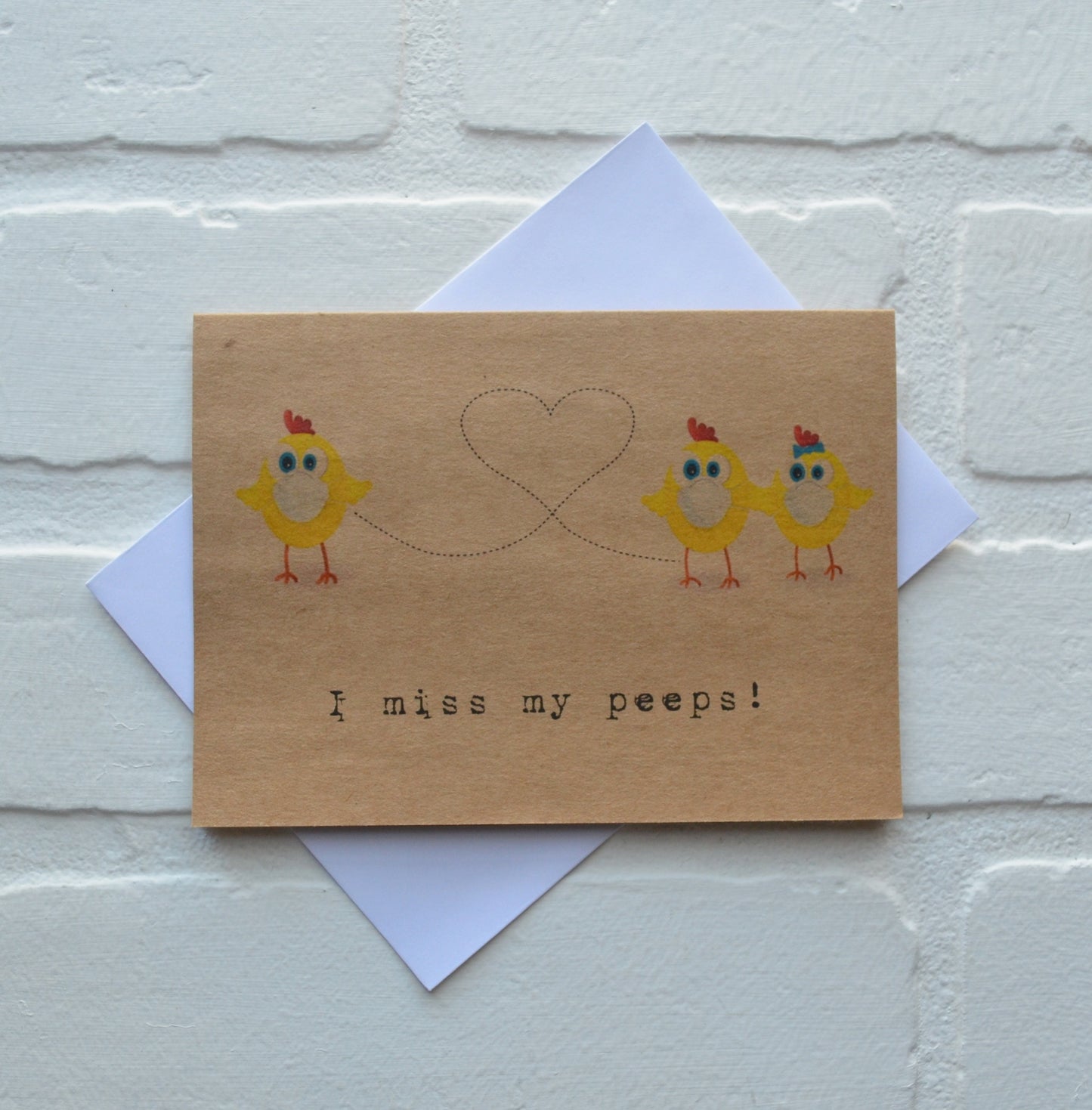I miss my peeps | Happy Easter Greeting Cards