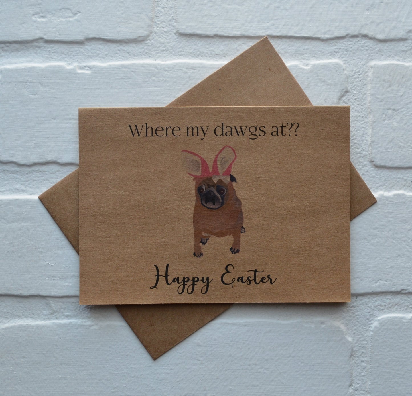 Where my dawgs at | Happy Easter Greeting Cards