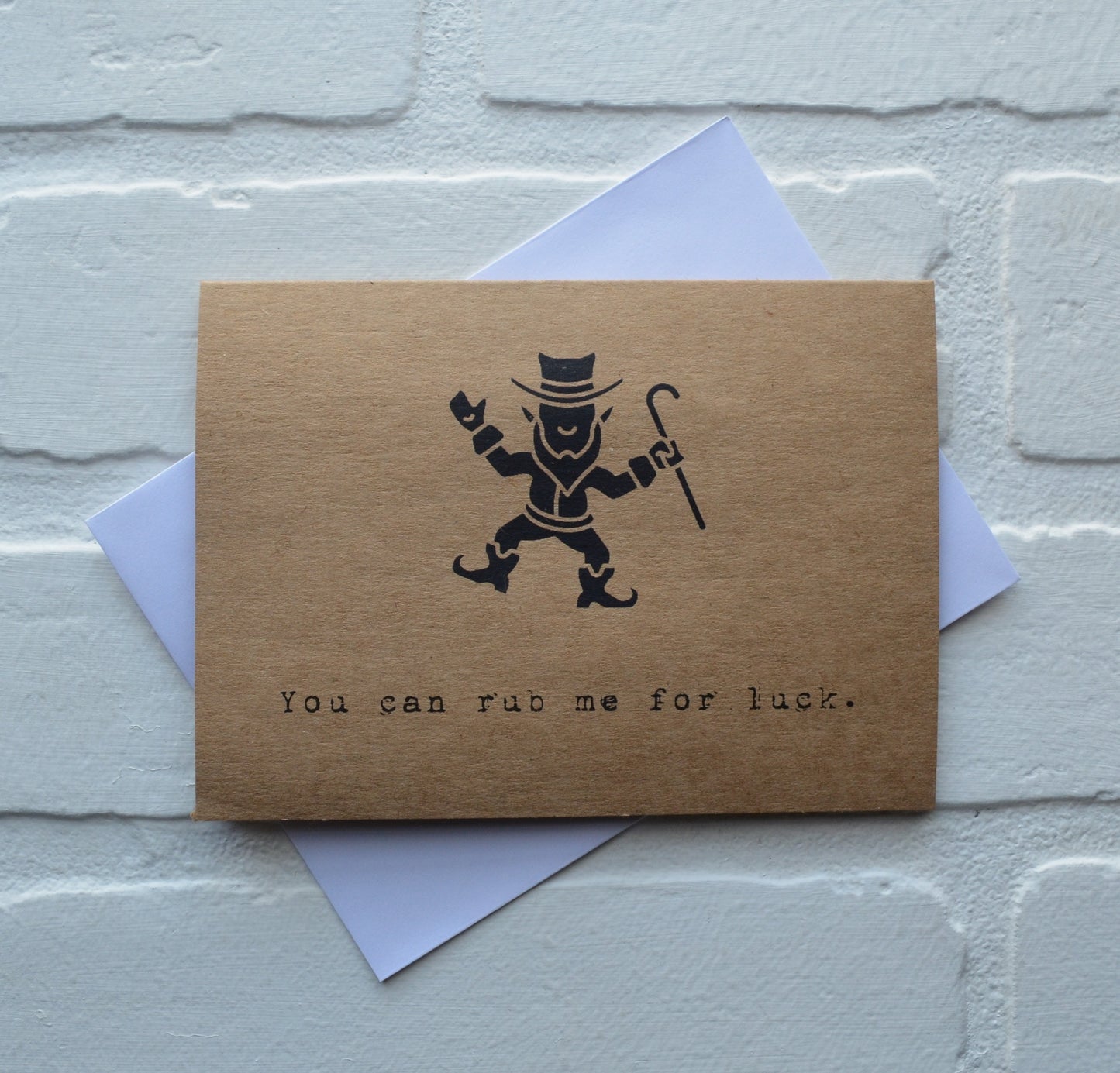 RUB ME for LUCK | Happy St. Patrick's Day greeting cards