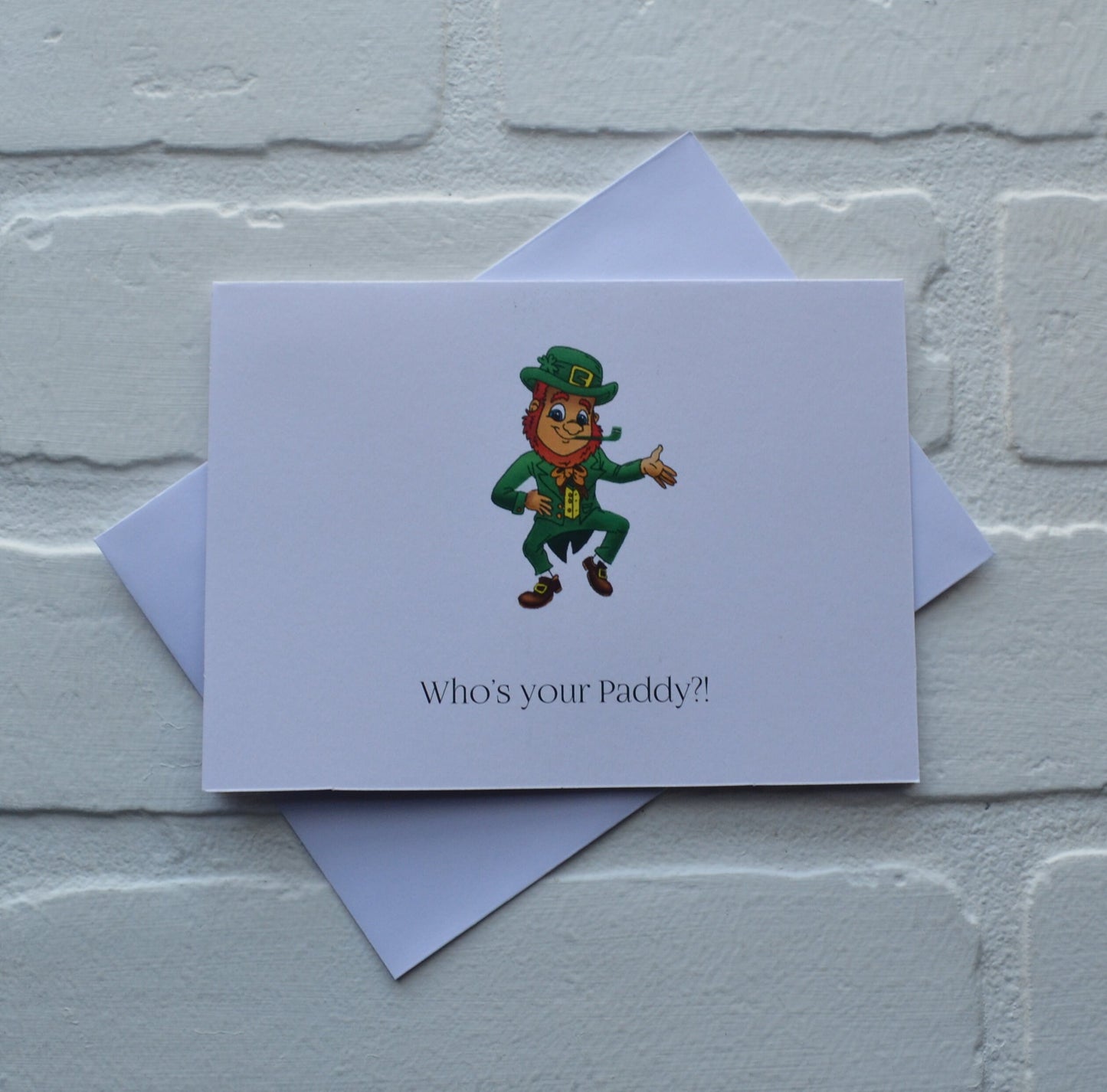 WHO'S YOUR PADDY | Happy St. Patrick's Day greeting cards