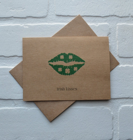 IRISH KISSES | Happy St. Patrick's Day greeting cards