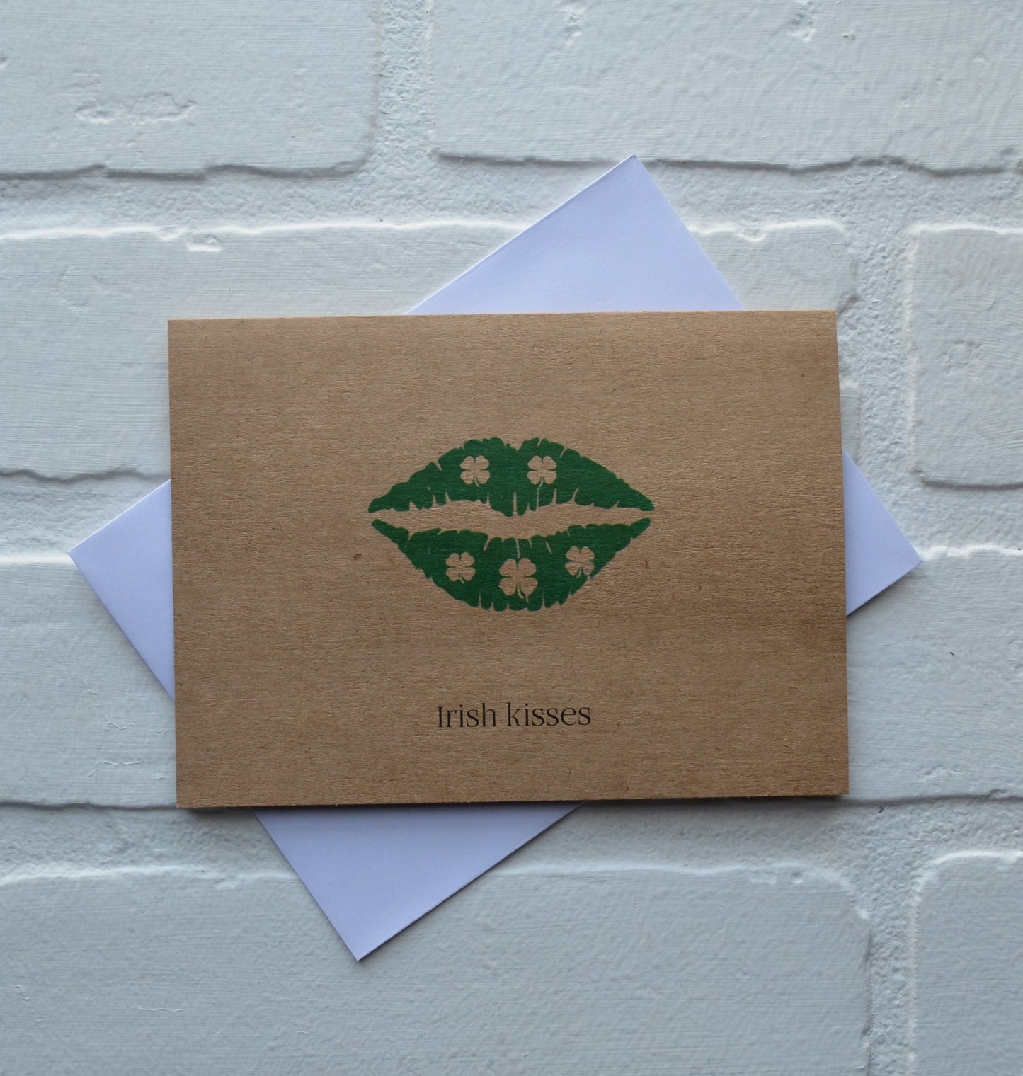 IRISH KISSES | Happy St. Patrick's Day greeting cards
