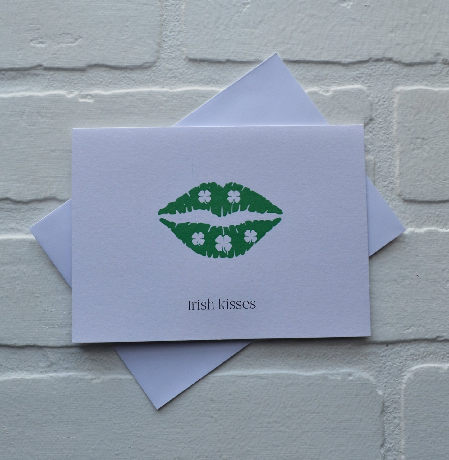 IRISH KISSES | Happy St. Patrick's Day greeting cards