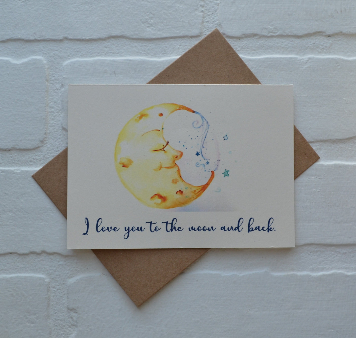 I love you to the moon and back | Happy Valentine's Day Greeting Cards | Love Card