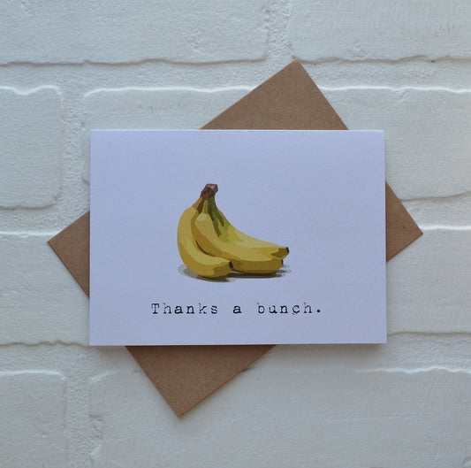 Thanks a bunch | Thank You Greeting Cards | Love Card