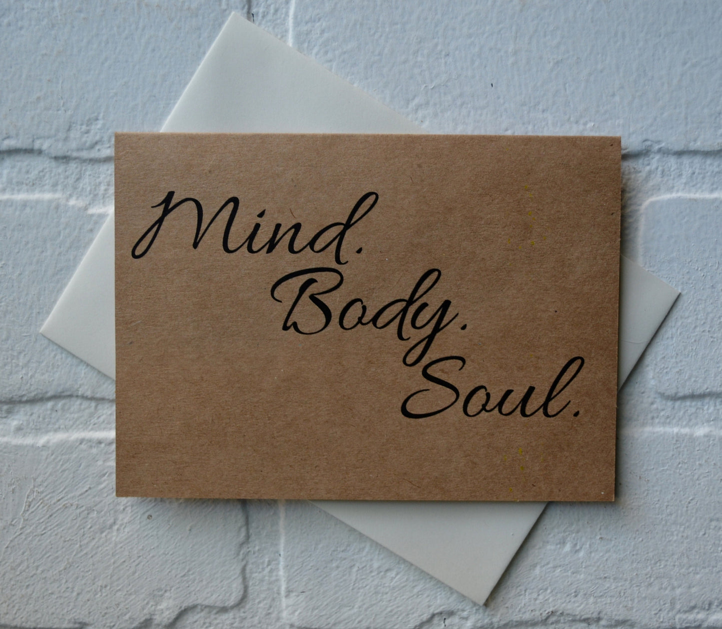 Yoga o'clock | breathe | be in harmony | born to be real | yoga greeting cards