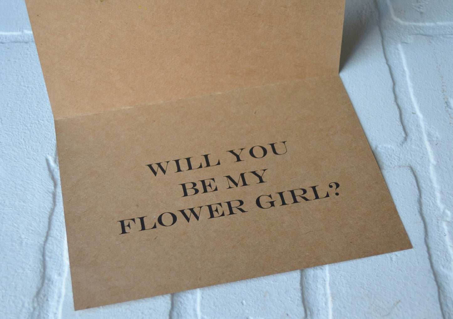 Free food | bridesmaid proposal card | wedding party invite