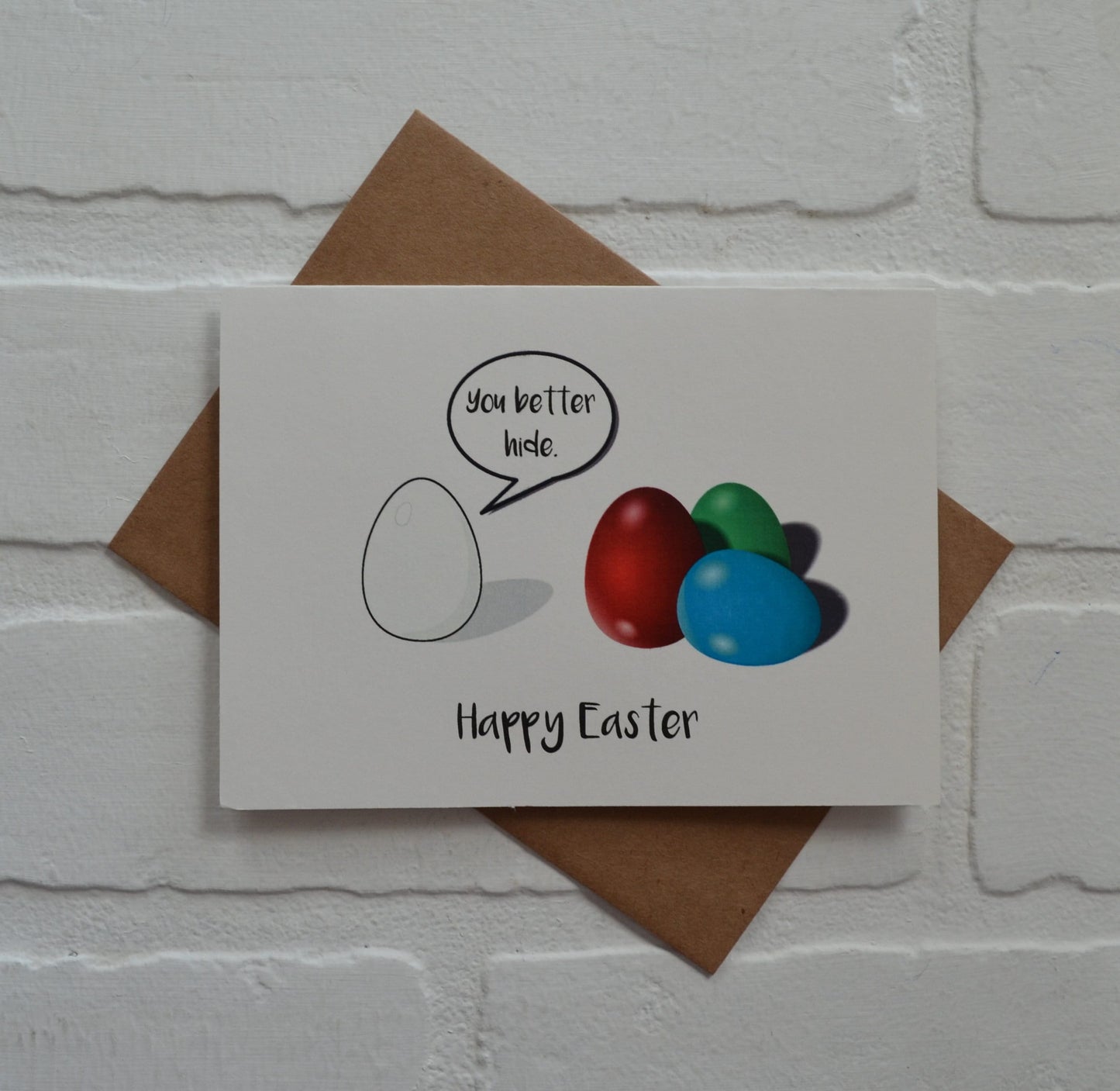 You better hide | Happy Easter Greeting Cards