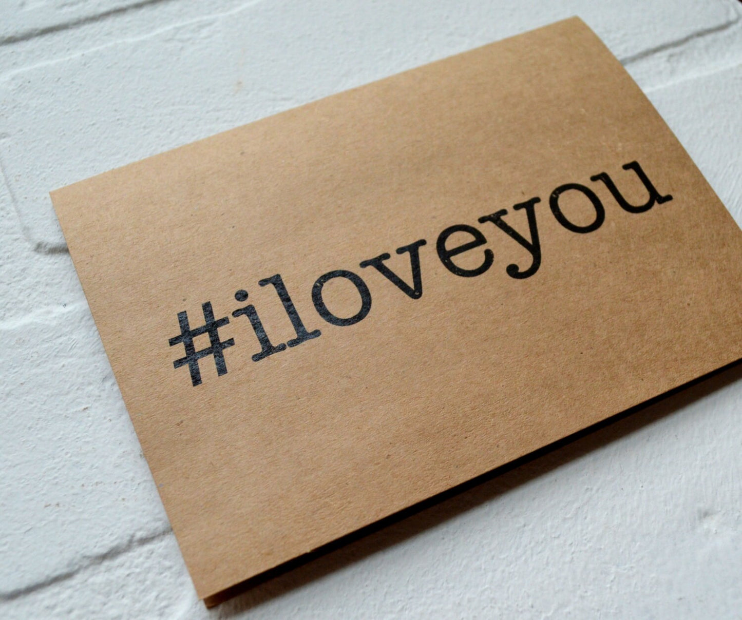 #ILOVEYOU | Happy Valentine's Day Greeting Cards | Love Card