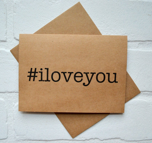 #ILOVEYOU | Happy Valentine's Day Greeting Cards | Love Card