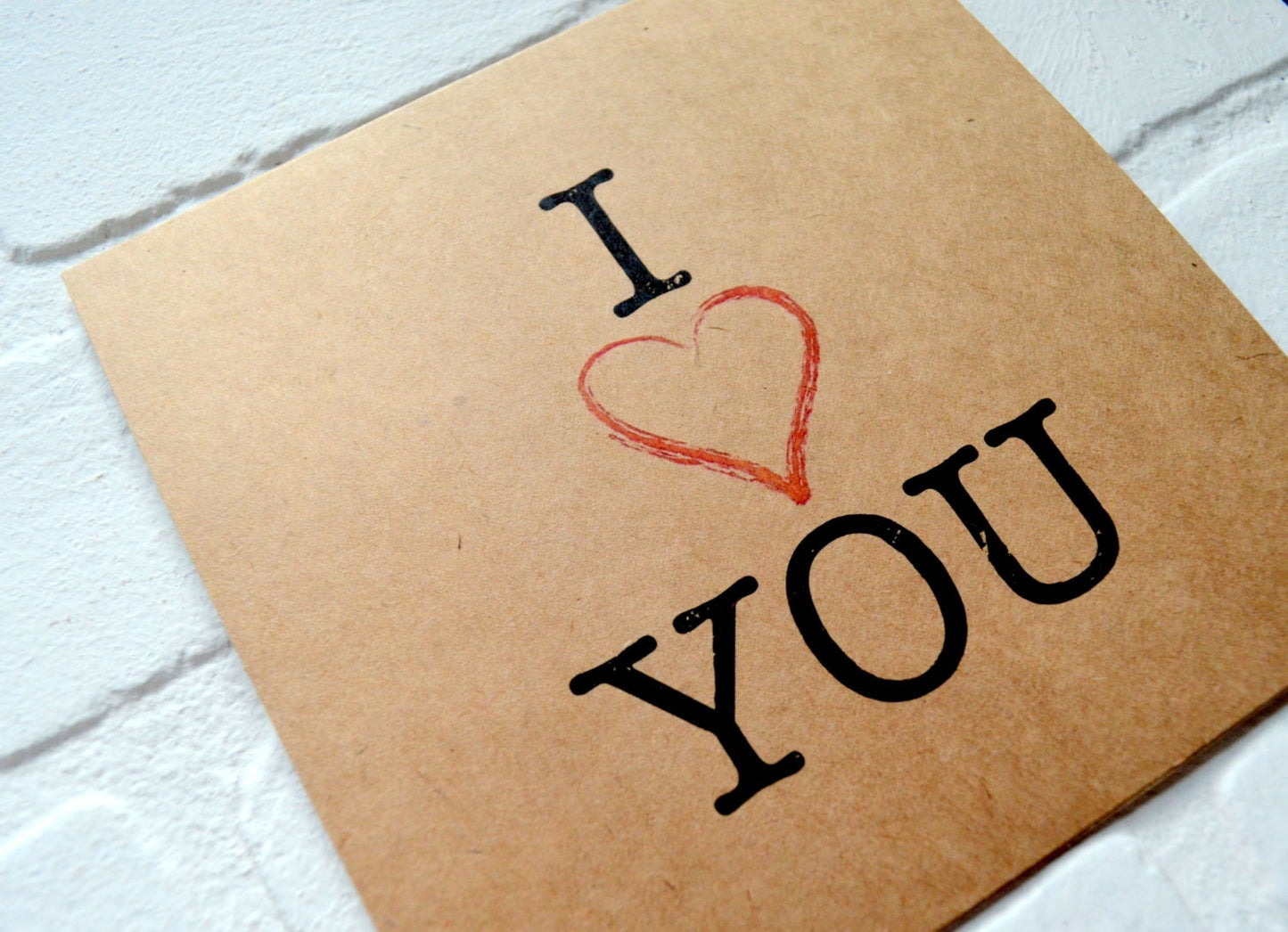I "heart" YOU | Happy Valentine's Day Greeting Cards