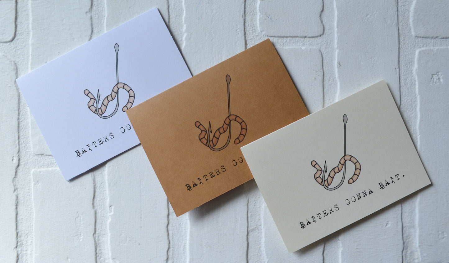 BAITERS GONNA BAIT | Fishing Card | Love | Happy Valentine's Day Greeting Cards