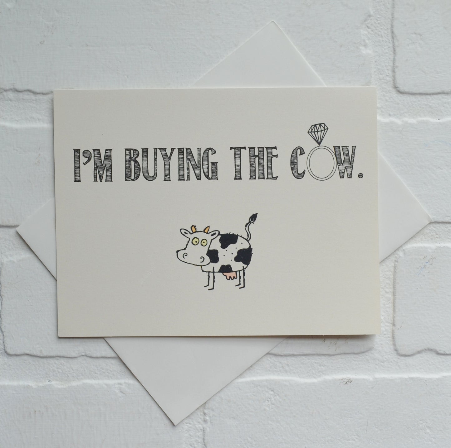 I'M BUYING the COW | groomsmen proposal cards | wedding party invite