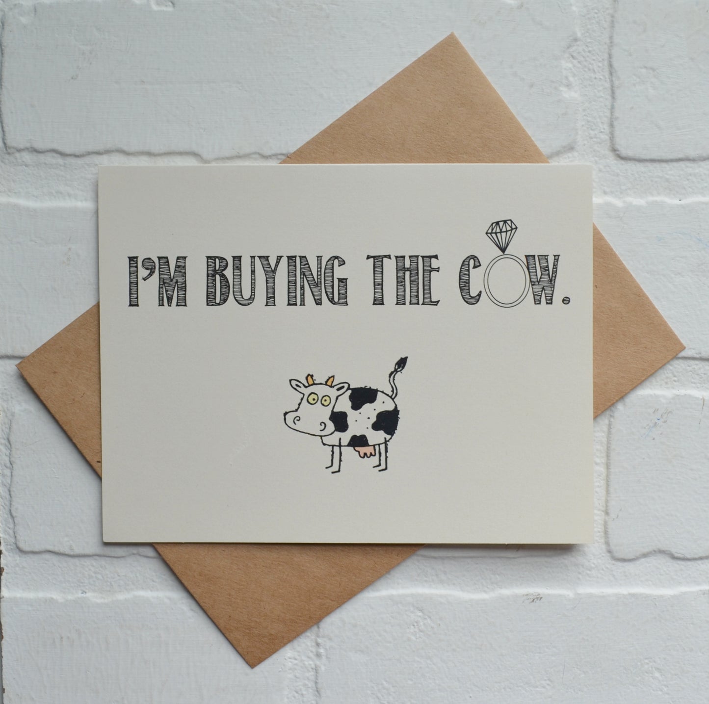 I'M BUYING the COW | groomsmen proposal cards | wedding party invite