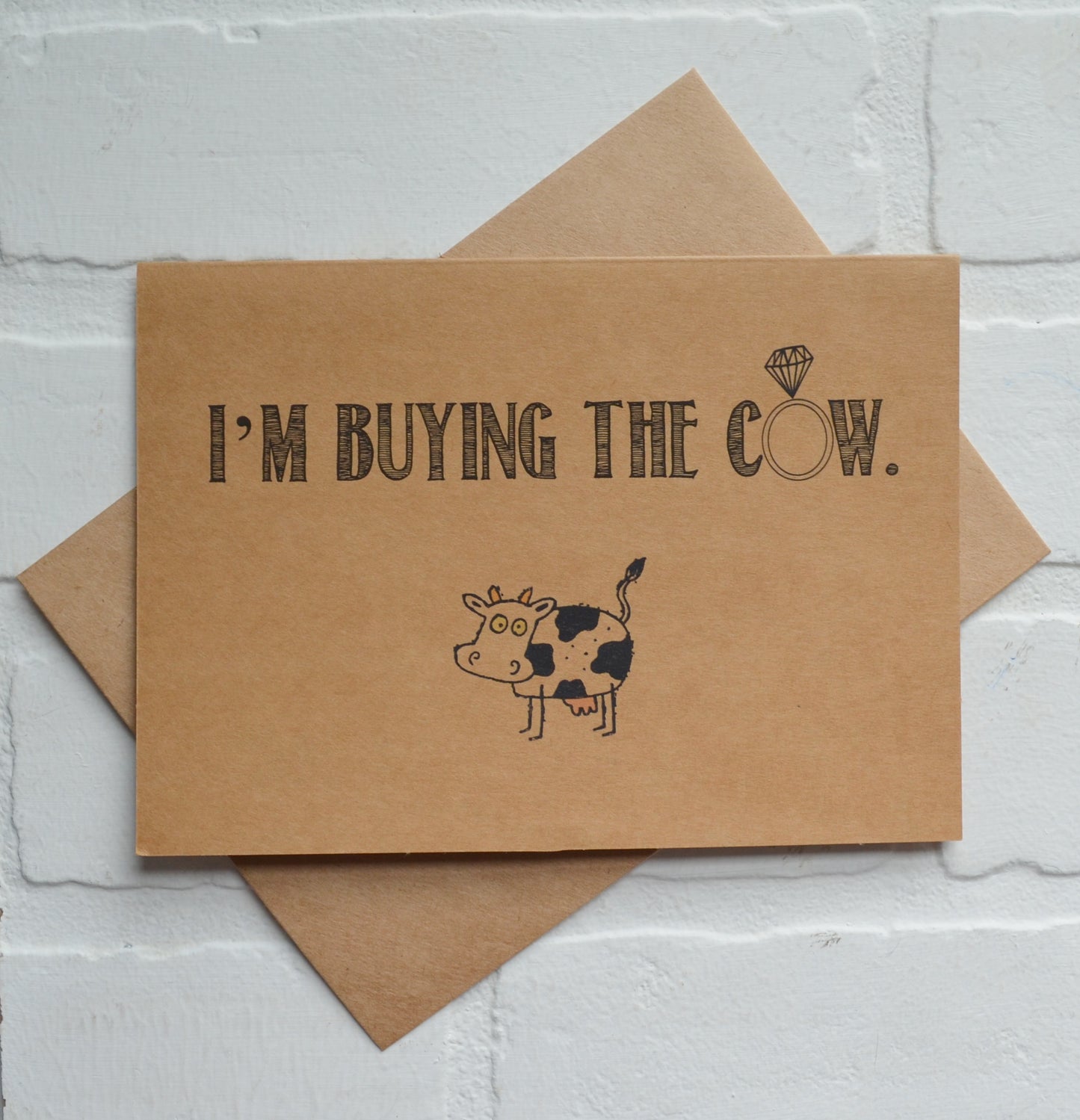 I'M BUYING the COW | groomsmen proposal cards | wedding party invite