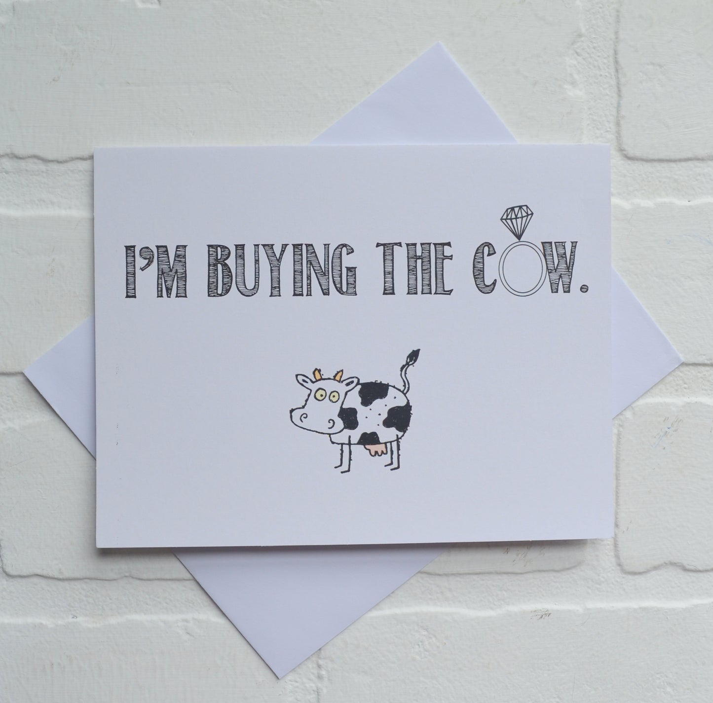 I'M BUYING the COW | groomsmen proposal cards | wedding party invite