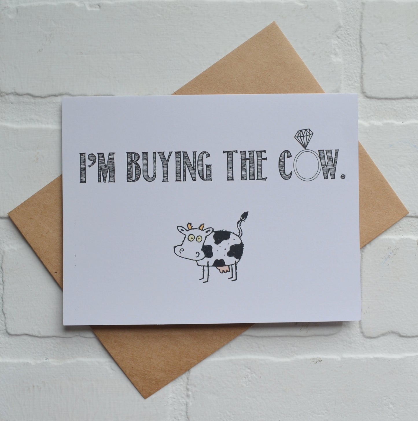 I'M BUYING the COW | groomsmen proposal cards | wedding party invite