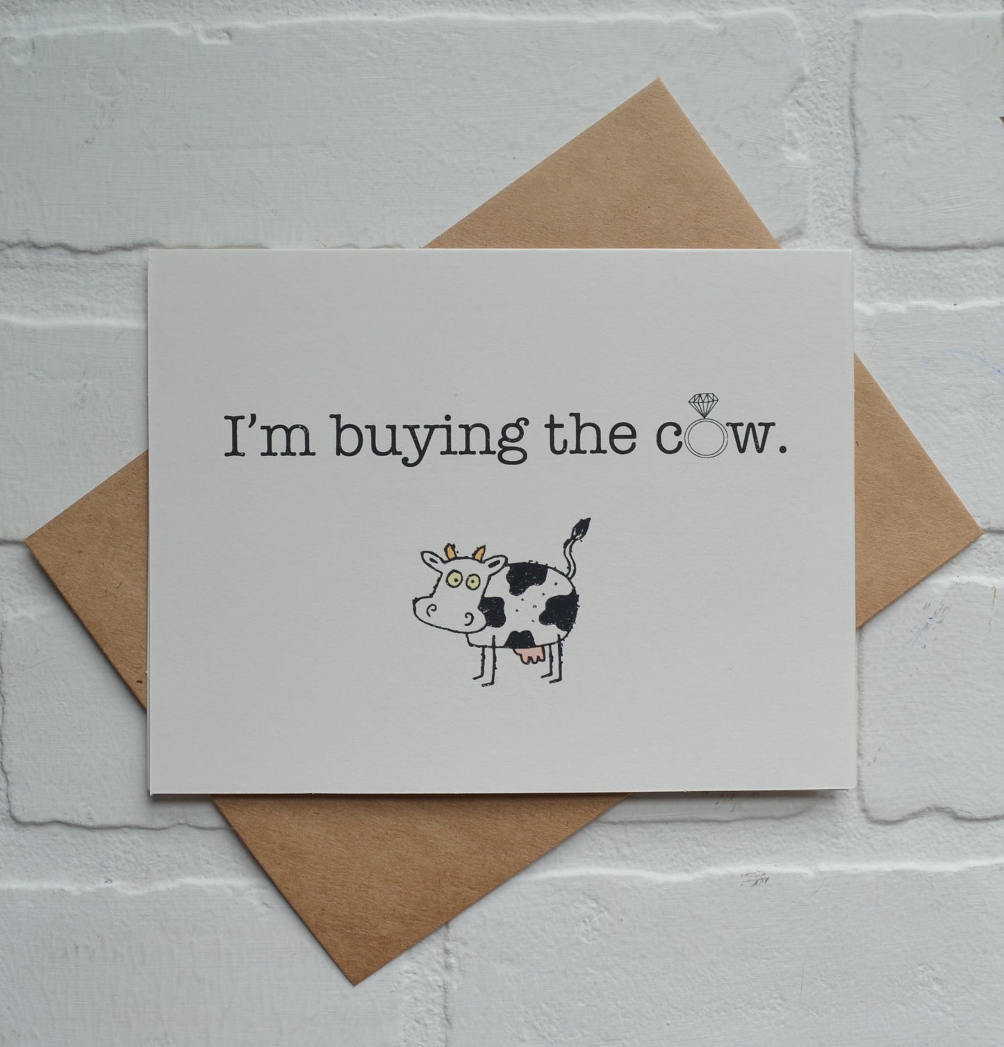 I'M BUYING the COW | groomsmen proposal cards | wedding party invite