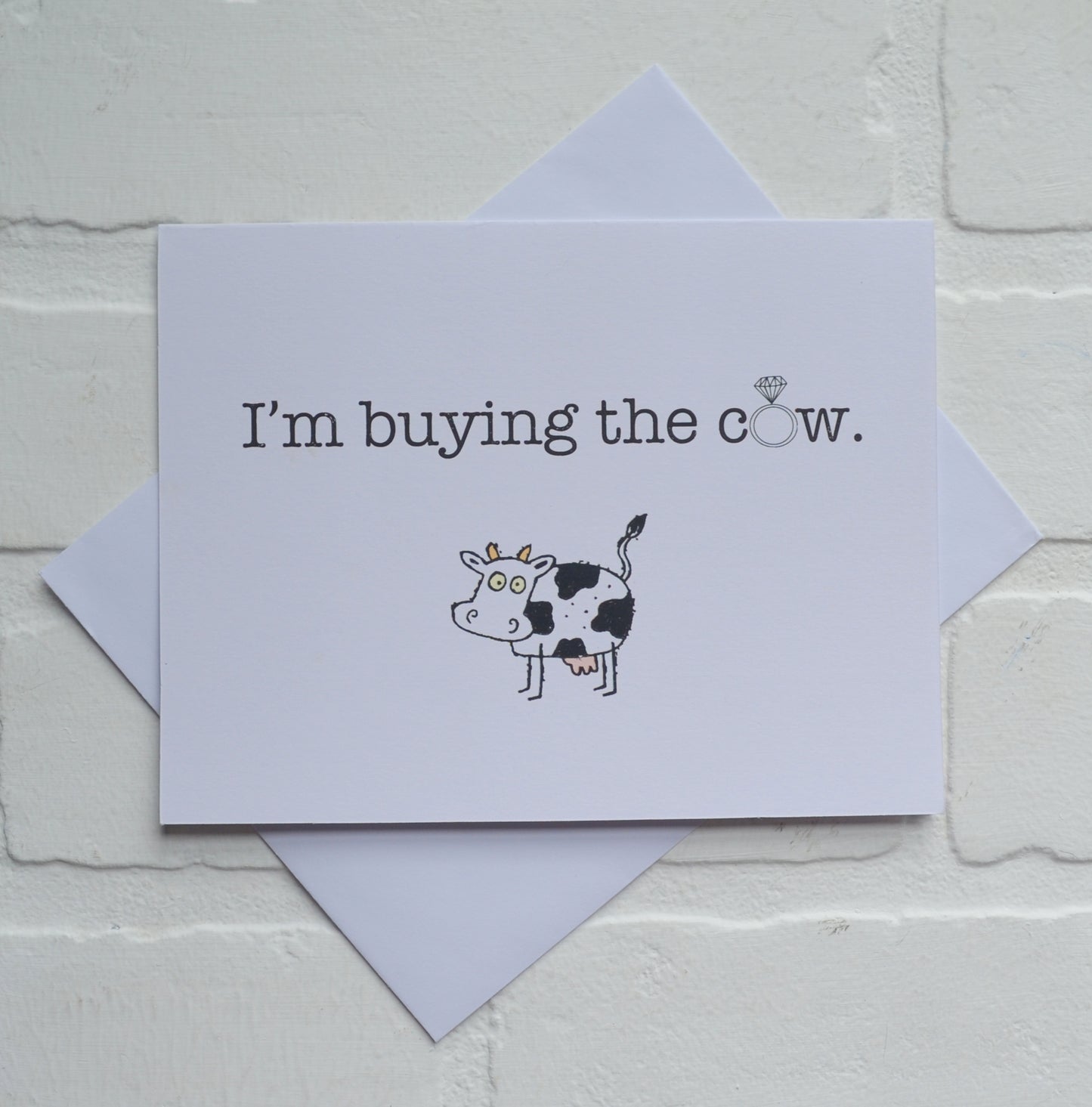 I'M BUYING the COW | groomsmen proposal cards | wedding party invite