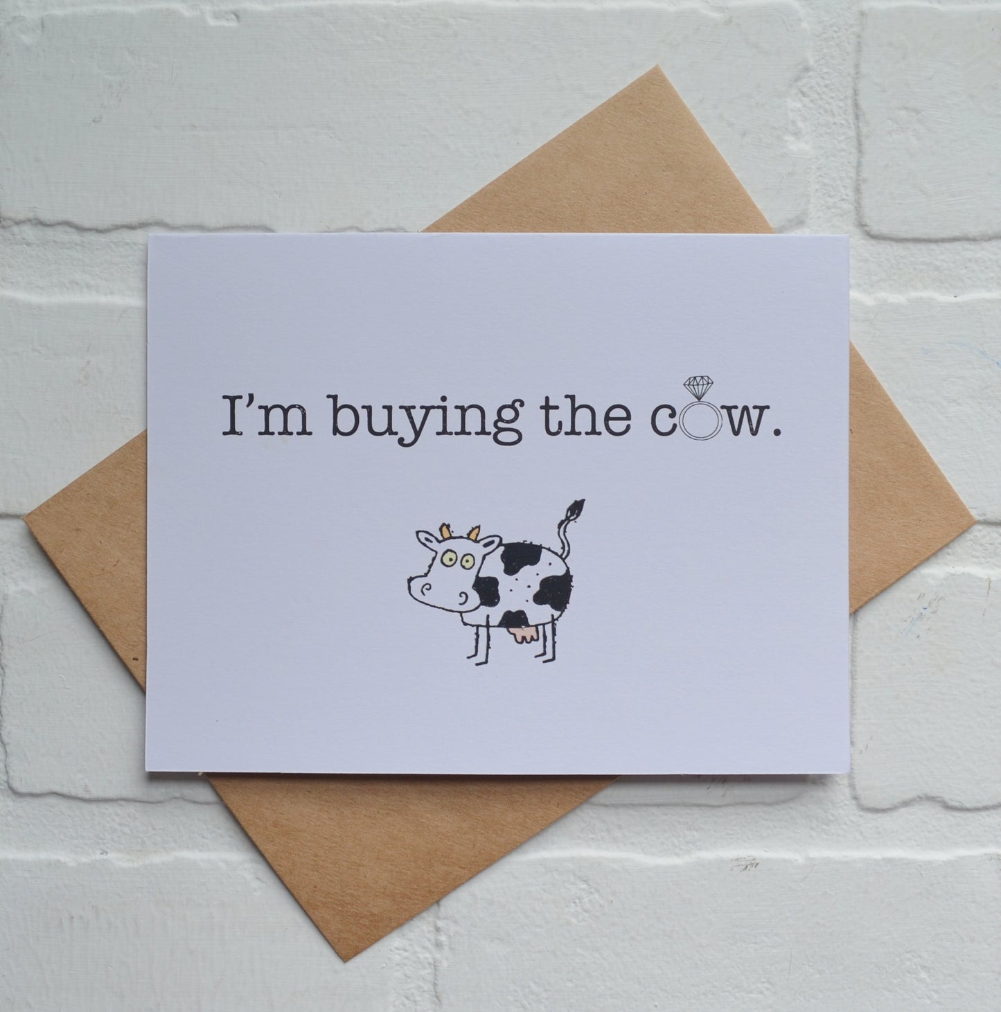 I'M BUYING the COW | groomsmen proposal cards | wedding party invite