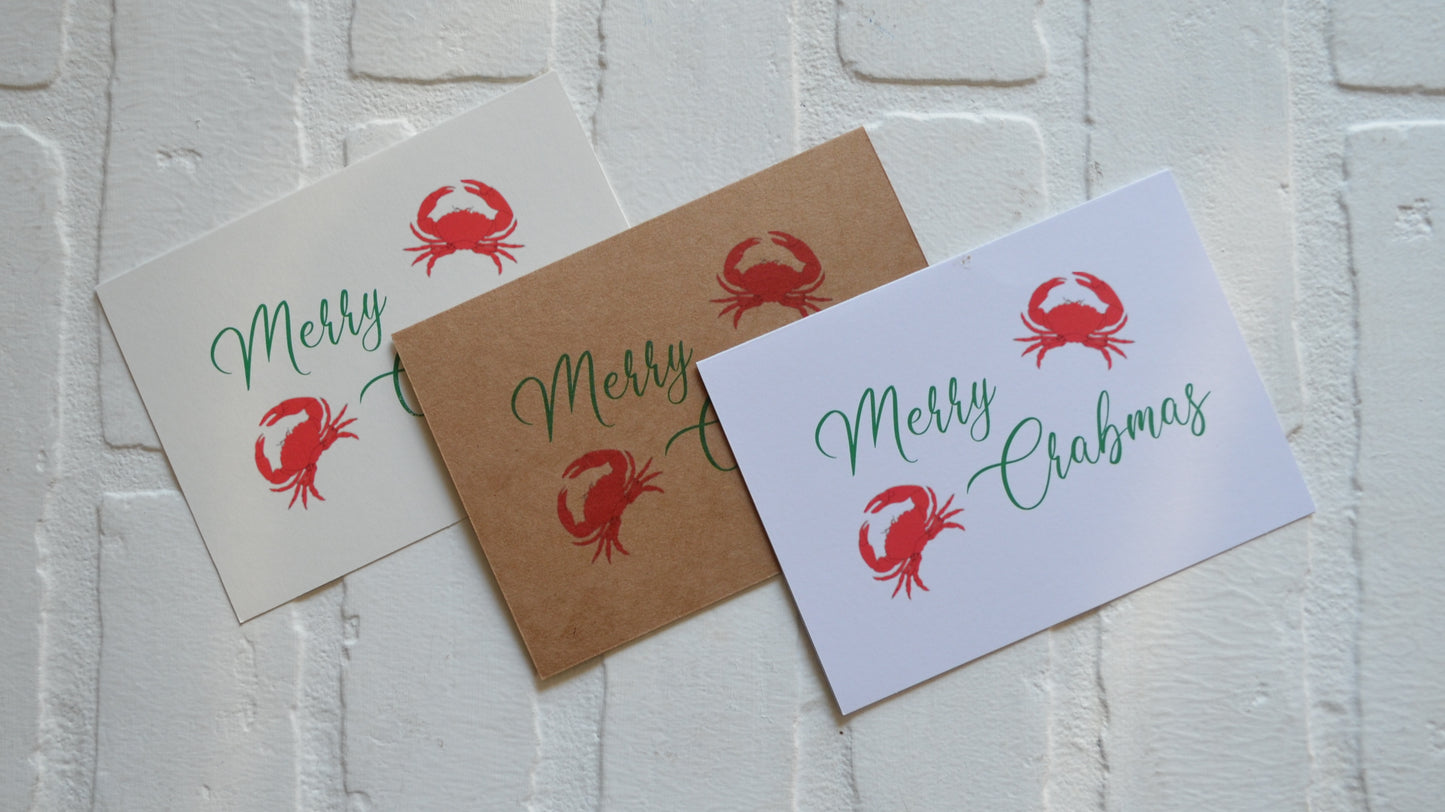 Merry Crabmas | Christmas Greeting Cards