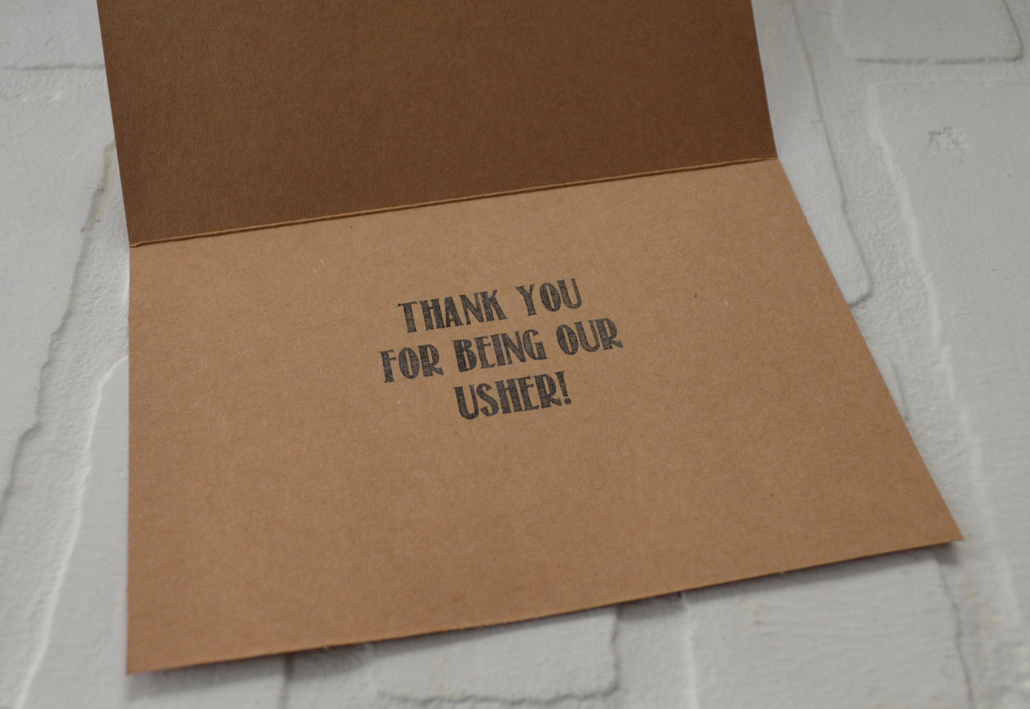 You CLEANED up NICE wedding bridal party thank you cards