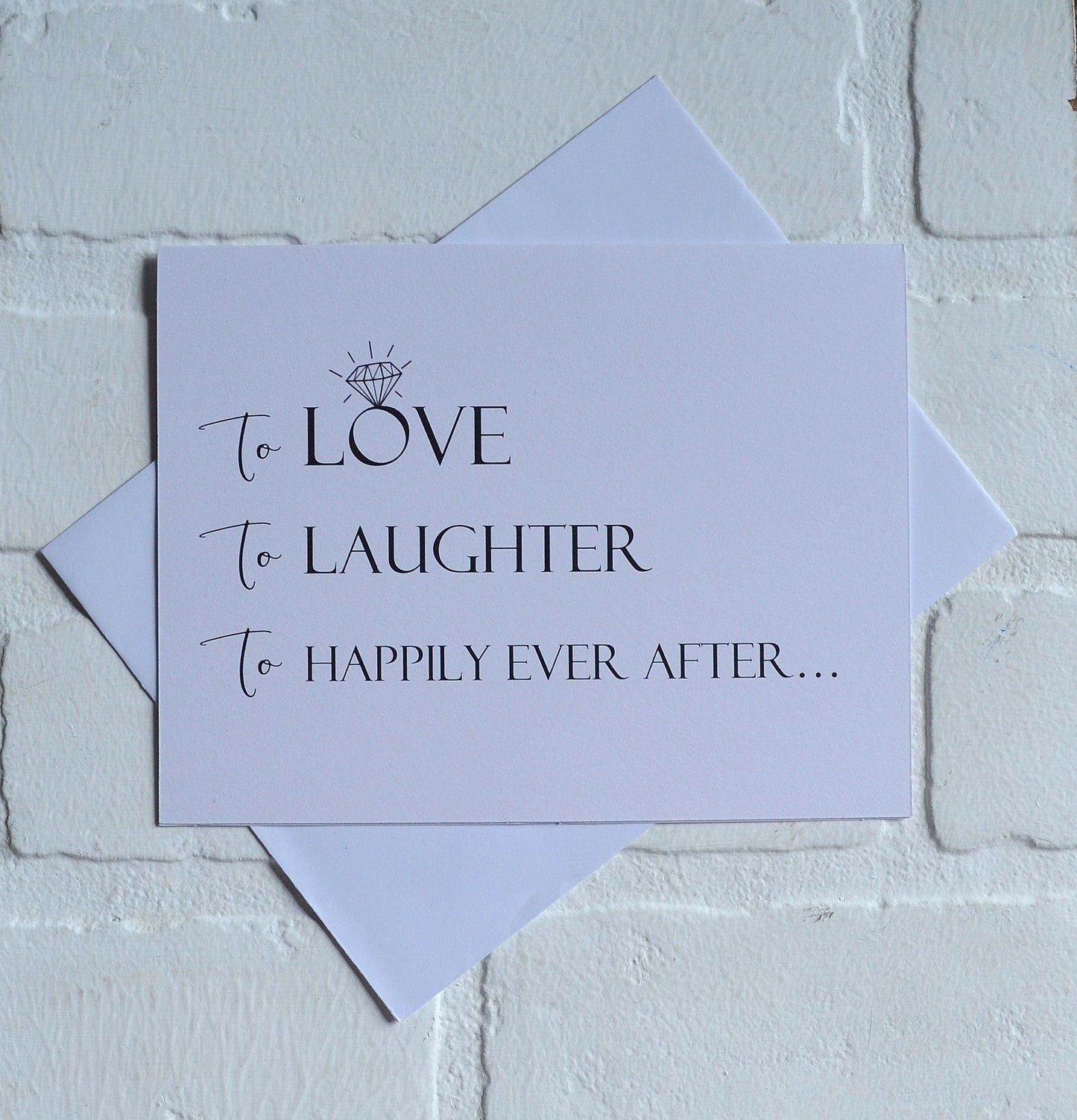 to LOVE to LAUGHTER to HAPPILY ever after bridesmaid proposal cards | wedding bridal party invite