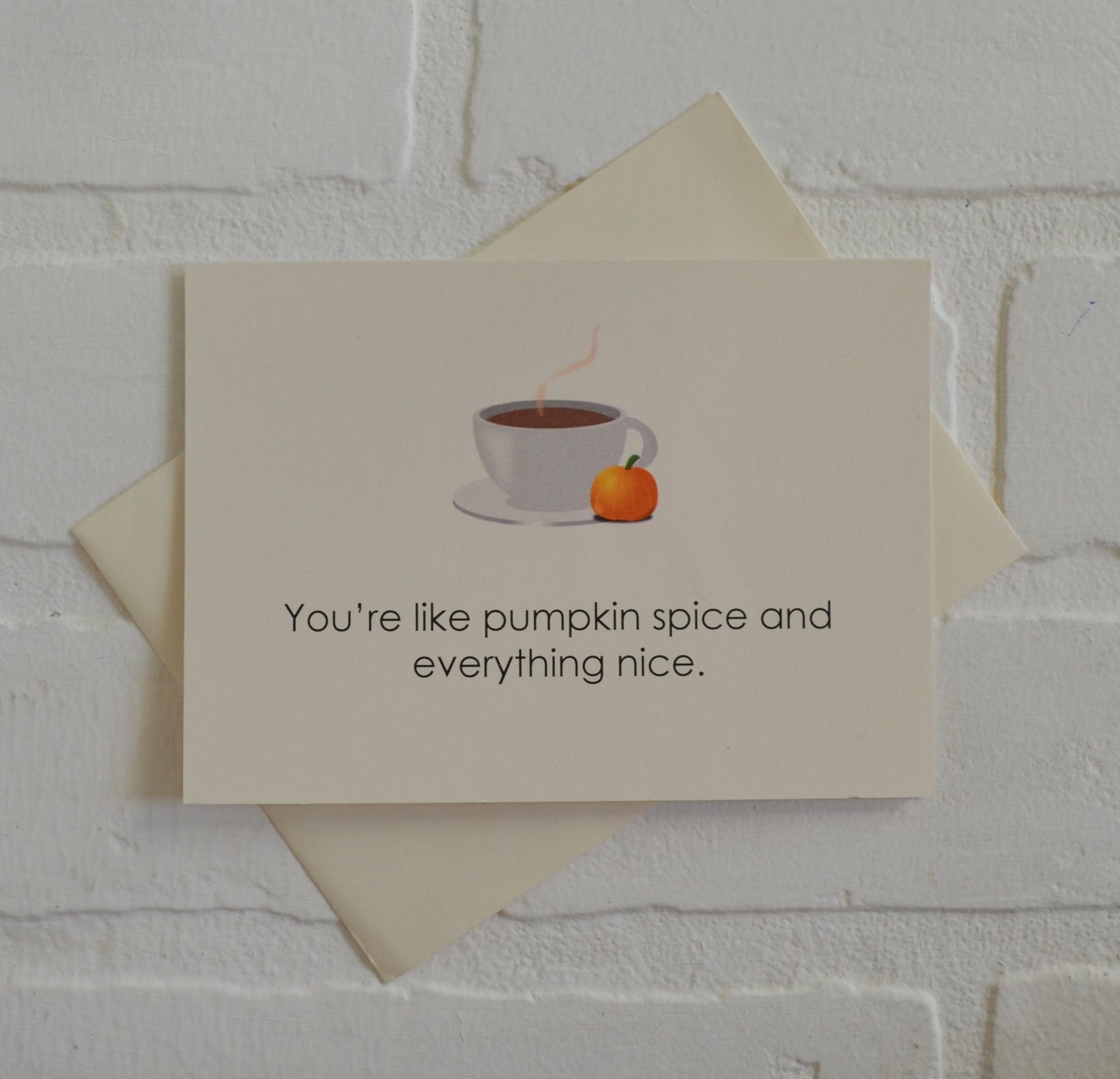 You are pumpkin spice and everything nice | Thanksgiving Greeting Cards