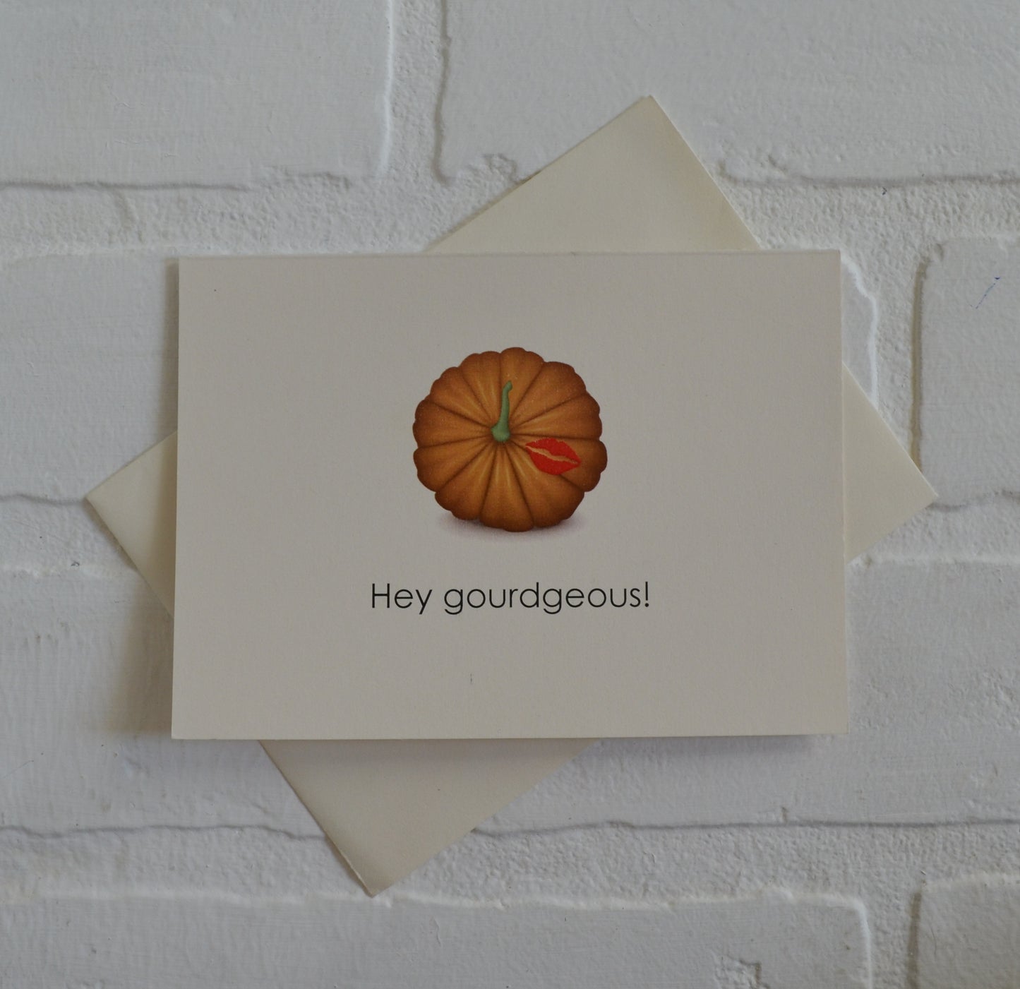 Hey Gourdgeous! | Thanksgiving Fall Greeting Cards