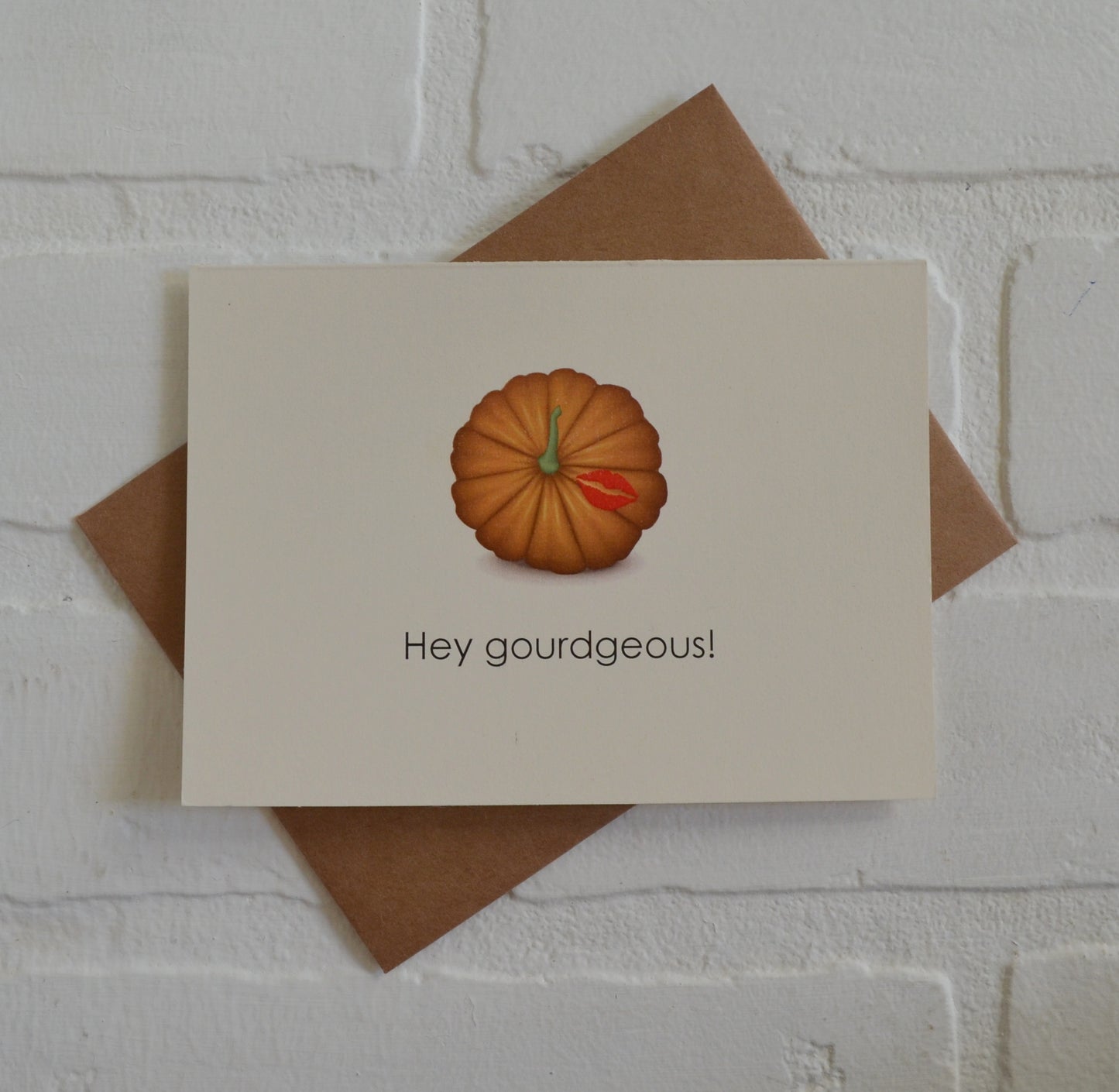 Hey Gourdgeous! | Thanksgiving Fall Greeting Cards