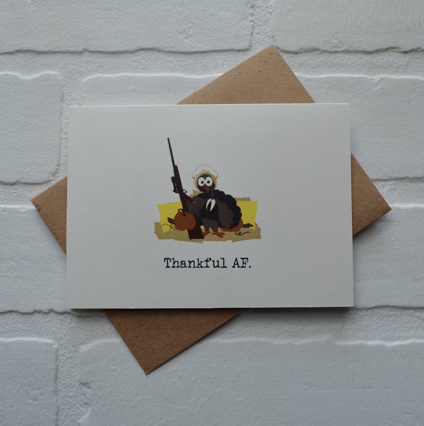 Thankful AF | Thanksgiving Fall Greeting Cards