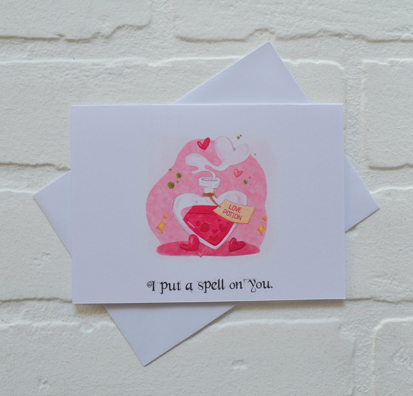 I put a spell on you | Halloween Greeting Cards | Happy Valentine's Day