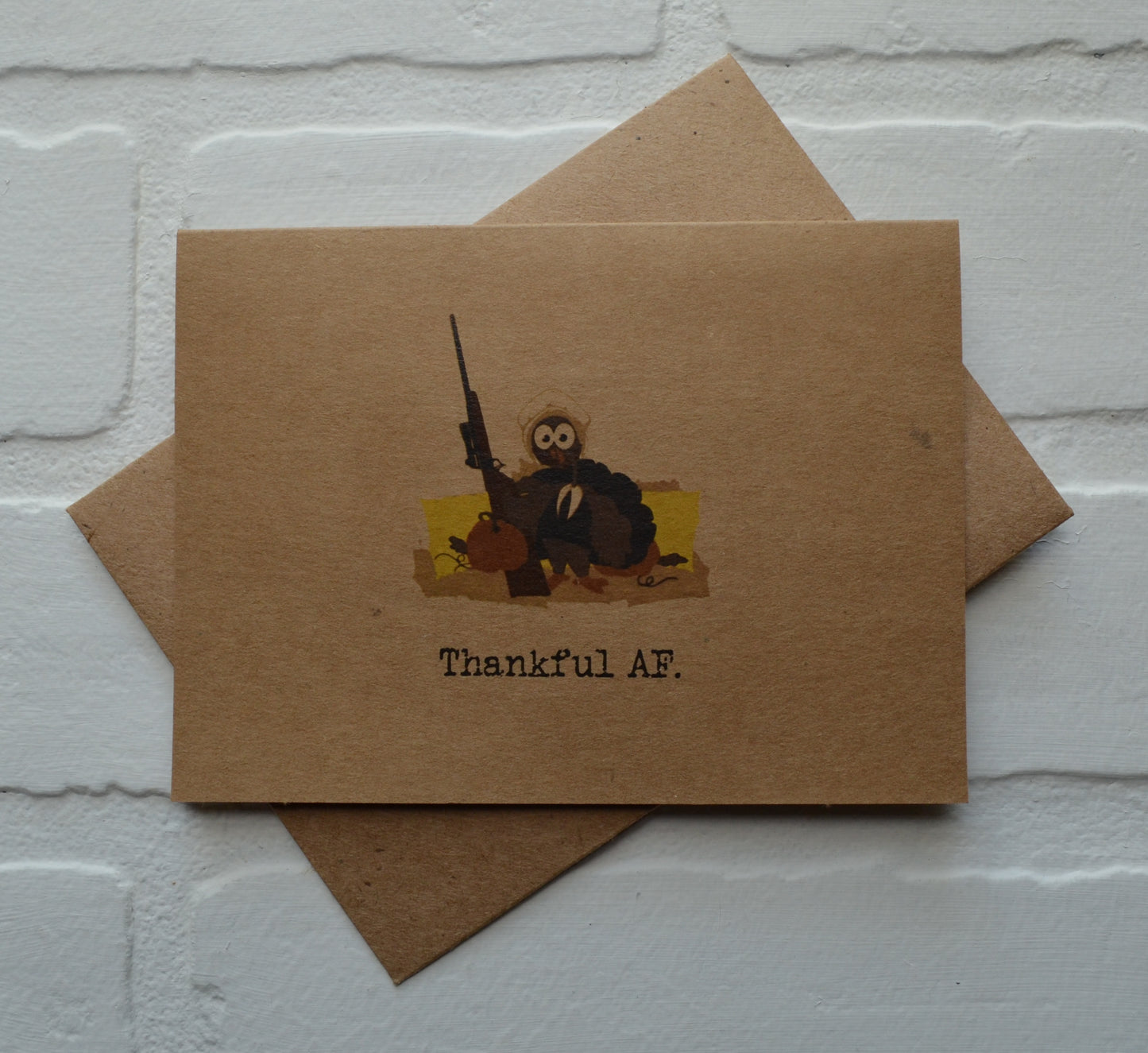 Thankful AF | Thanksgiving Fall Greeting Cards