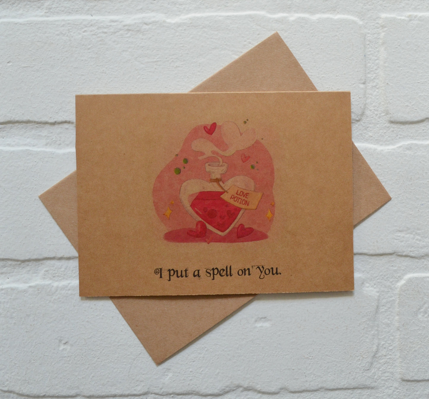 I put a spell on you | Halloween Greeting Cards | Happy Valentine's Day