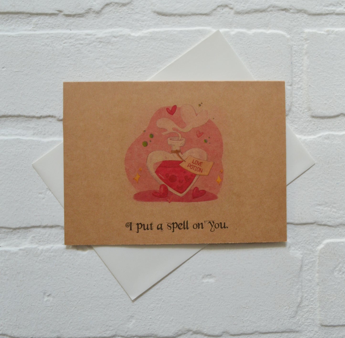 I put a spell on you | Halloween Greeting Cards | Happy Valentine's Day