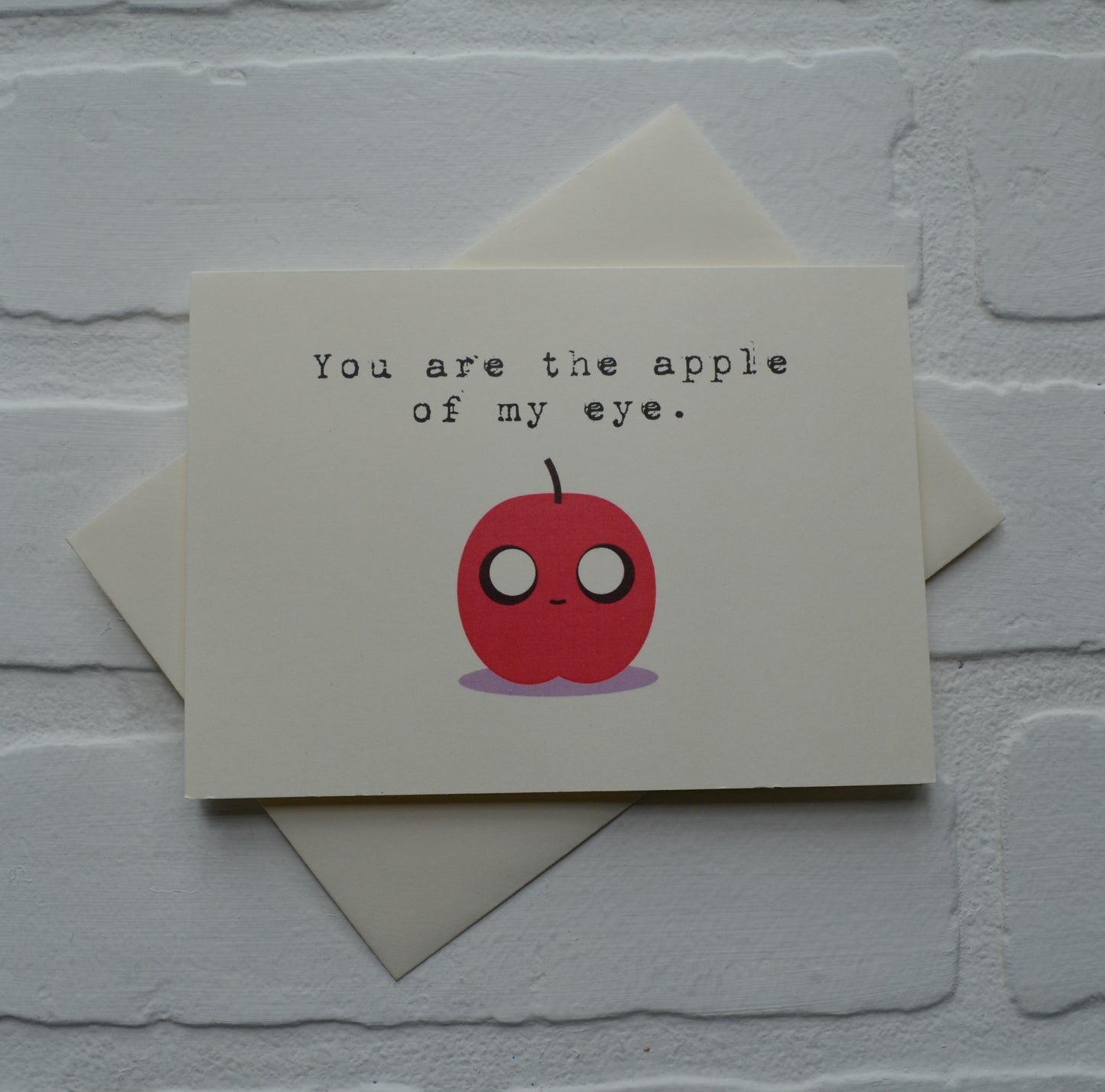 You are the apple of my eye | Thanksgiving Fall Greeting Cards