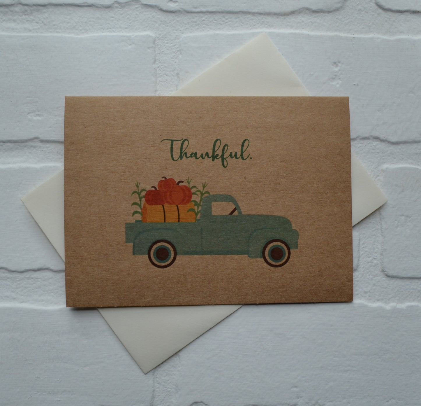 Thankful | Thanksgiving Fall Greeting Cards