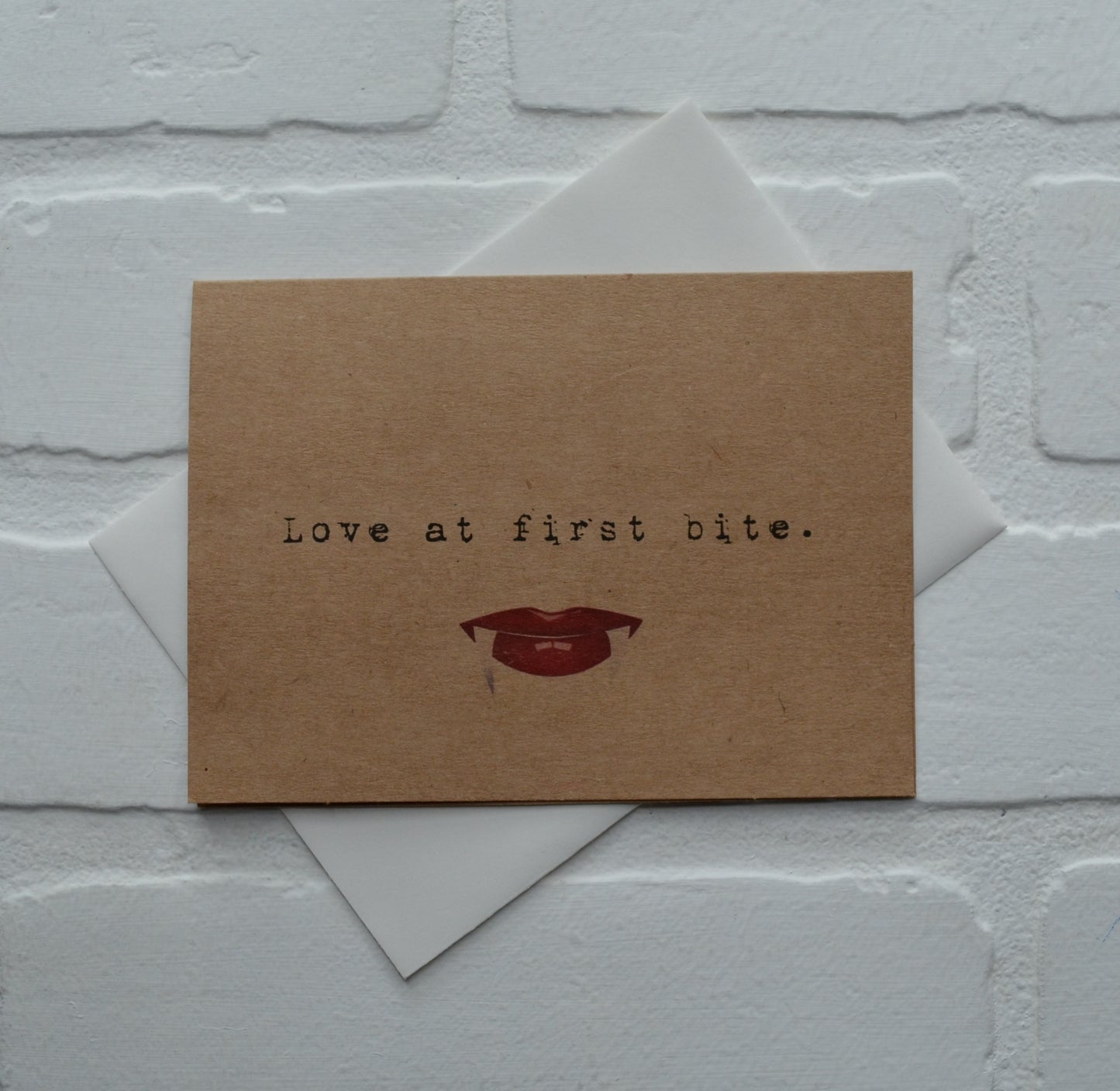 Love at first bite | Halloween Greeting Cards