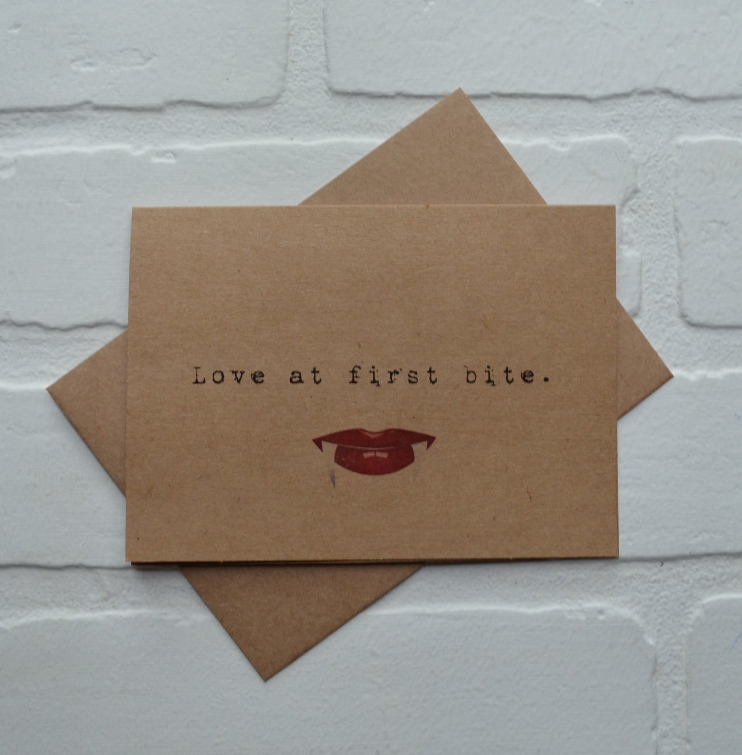 Love at first bite | Halloween Greeting Cards