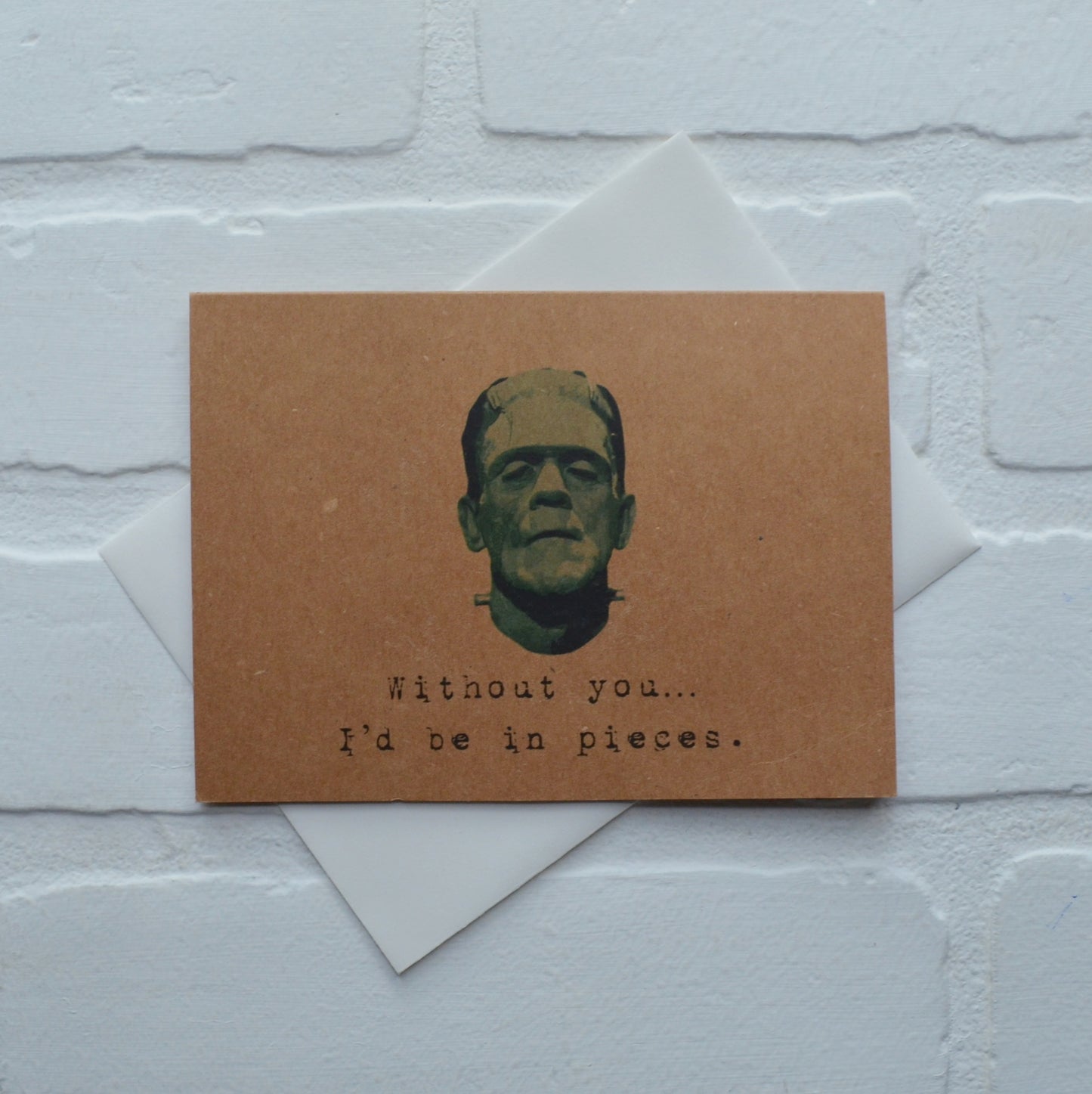 Without you...I'd be in pieces | Halloween Greeting Cards